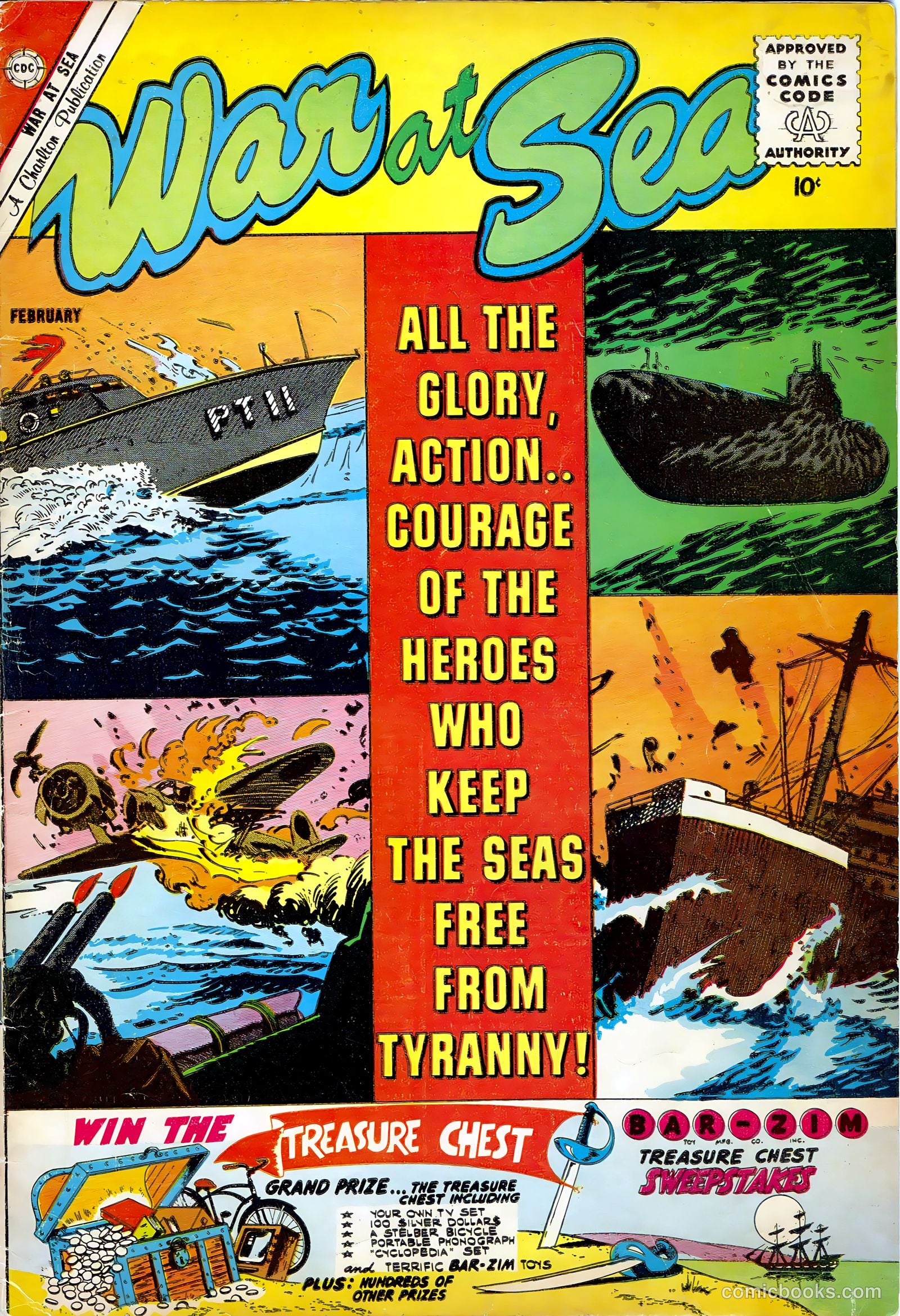 War at Sea #40 cover