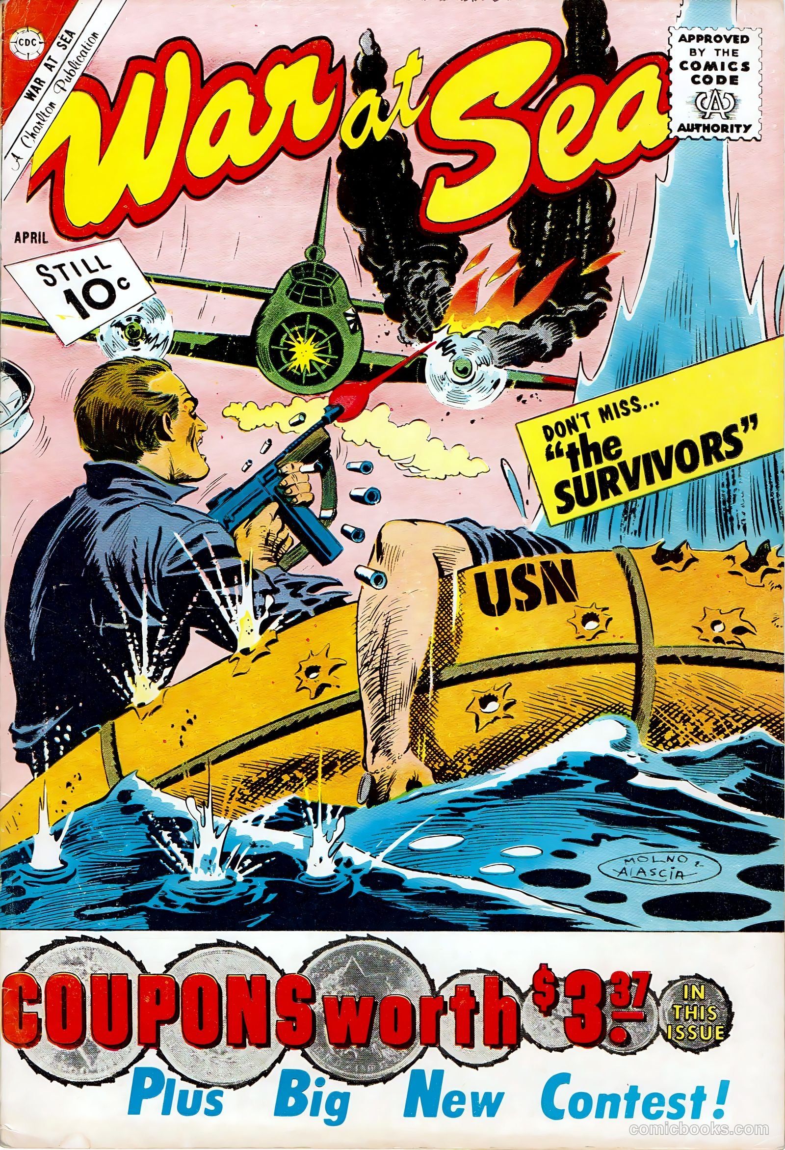 War at Sea #41 cover
