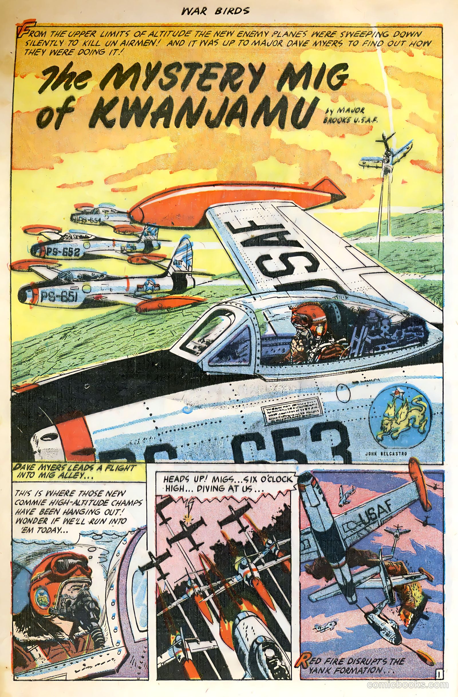 War Birds #2 (1952, Fiction House) — page 4 of 36