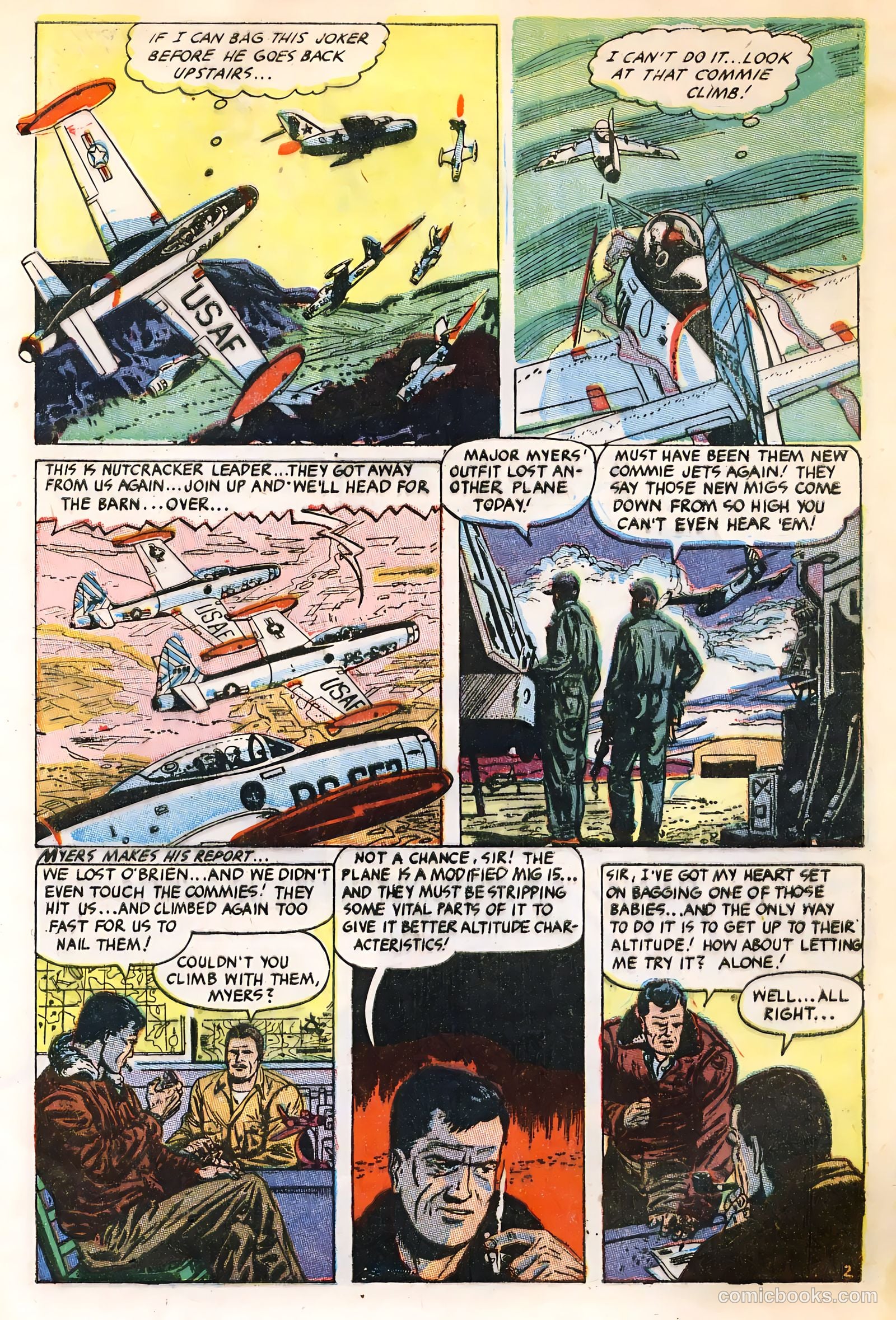 War Birds #2 (1952, Fiction House) — page 5 of 36