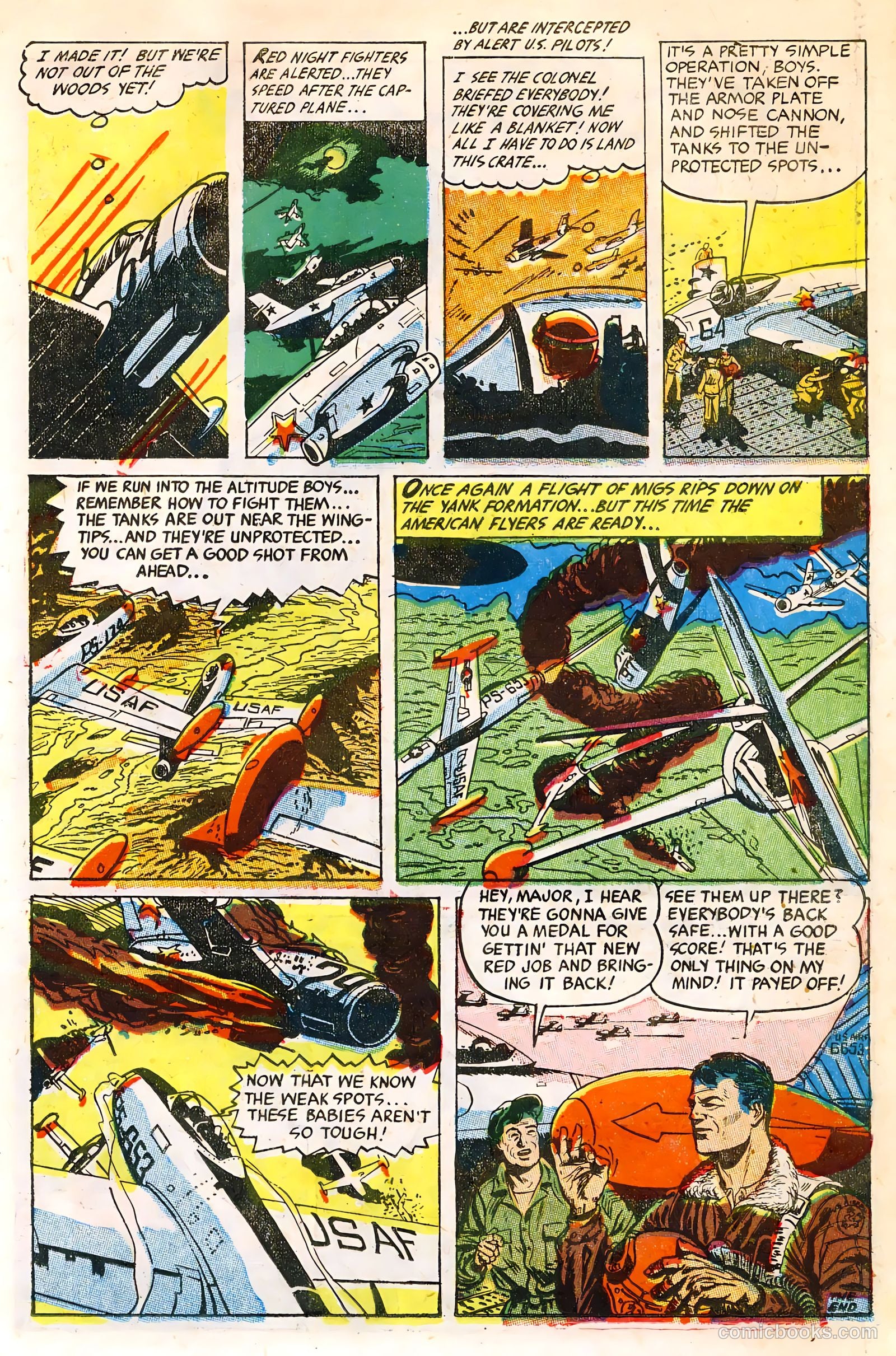 War Birds #2 (1952, Fiction House) — page 11 of 36