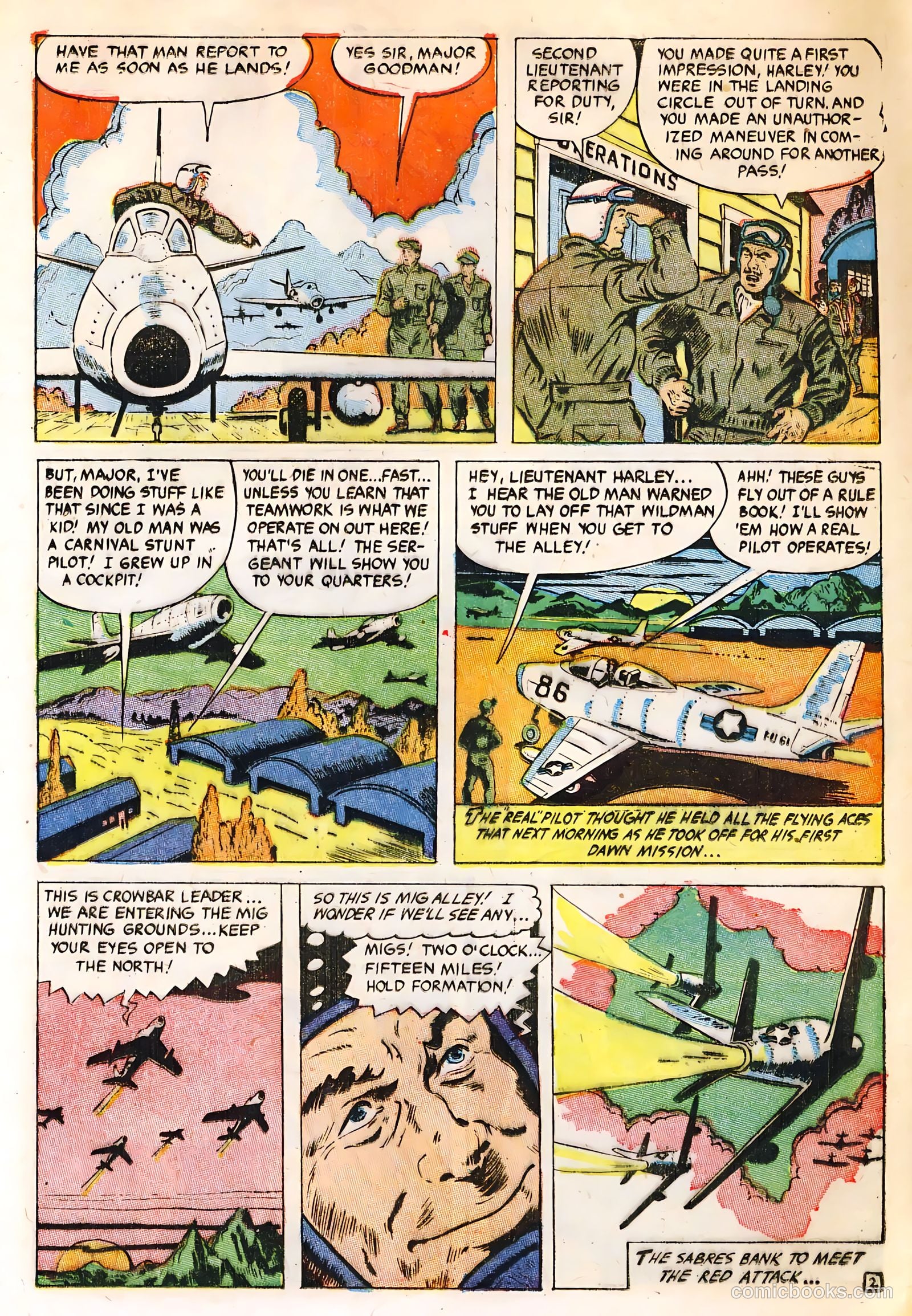 War Birds #2 (1952, Fiction House) — page 13 of 36