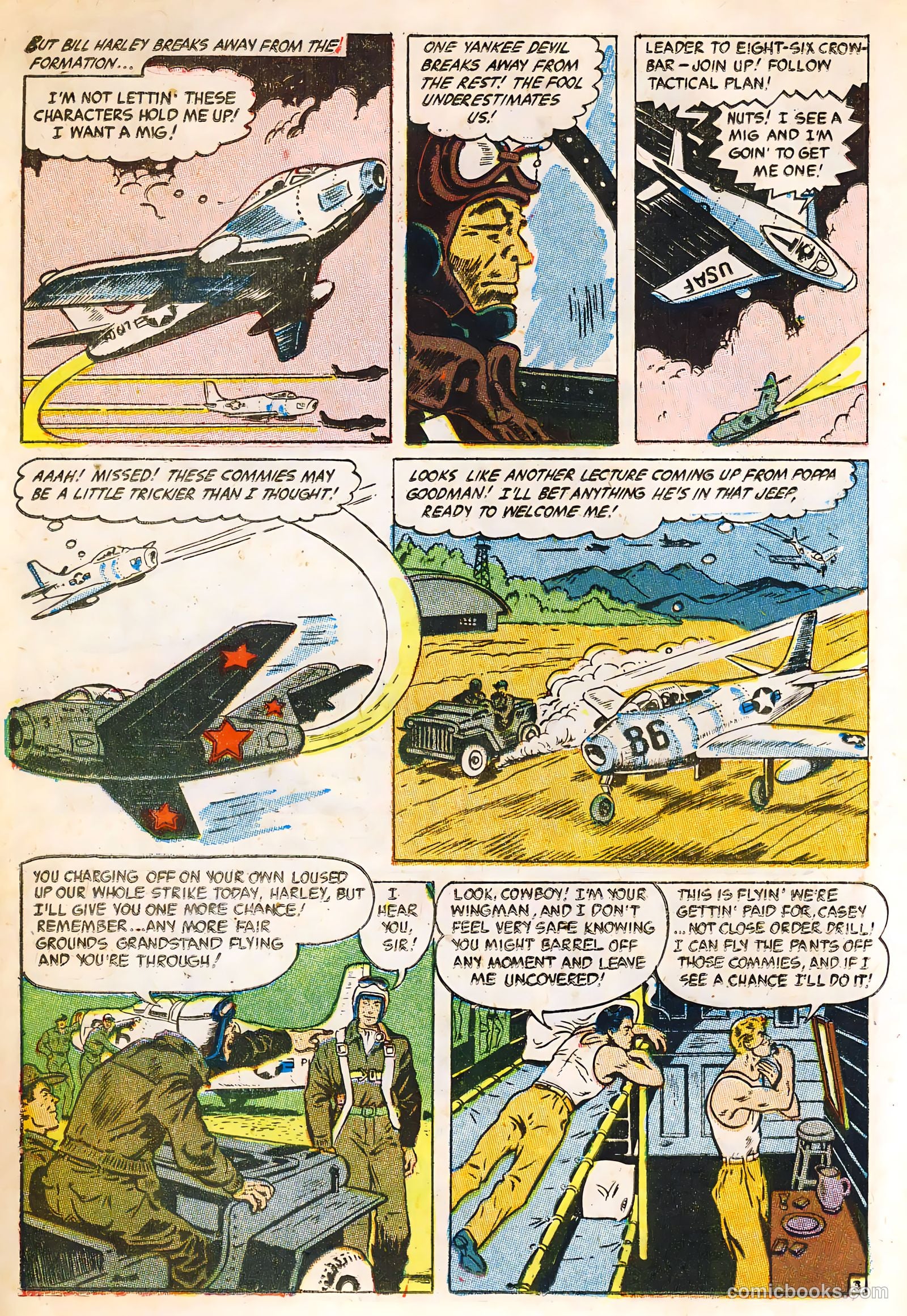 War Birds #2 (1952, Fiction House) — page 14 of 36
