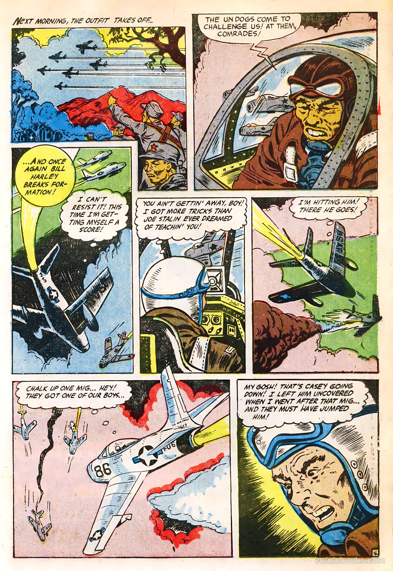 War Birds #2 (1952, Fiction House) — page 15 of 36