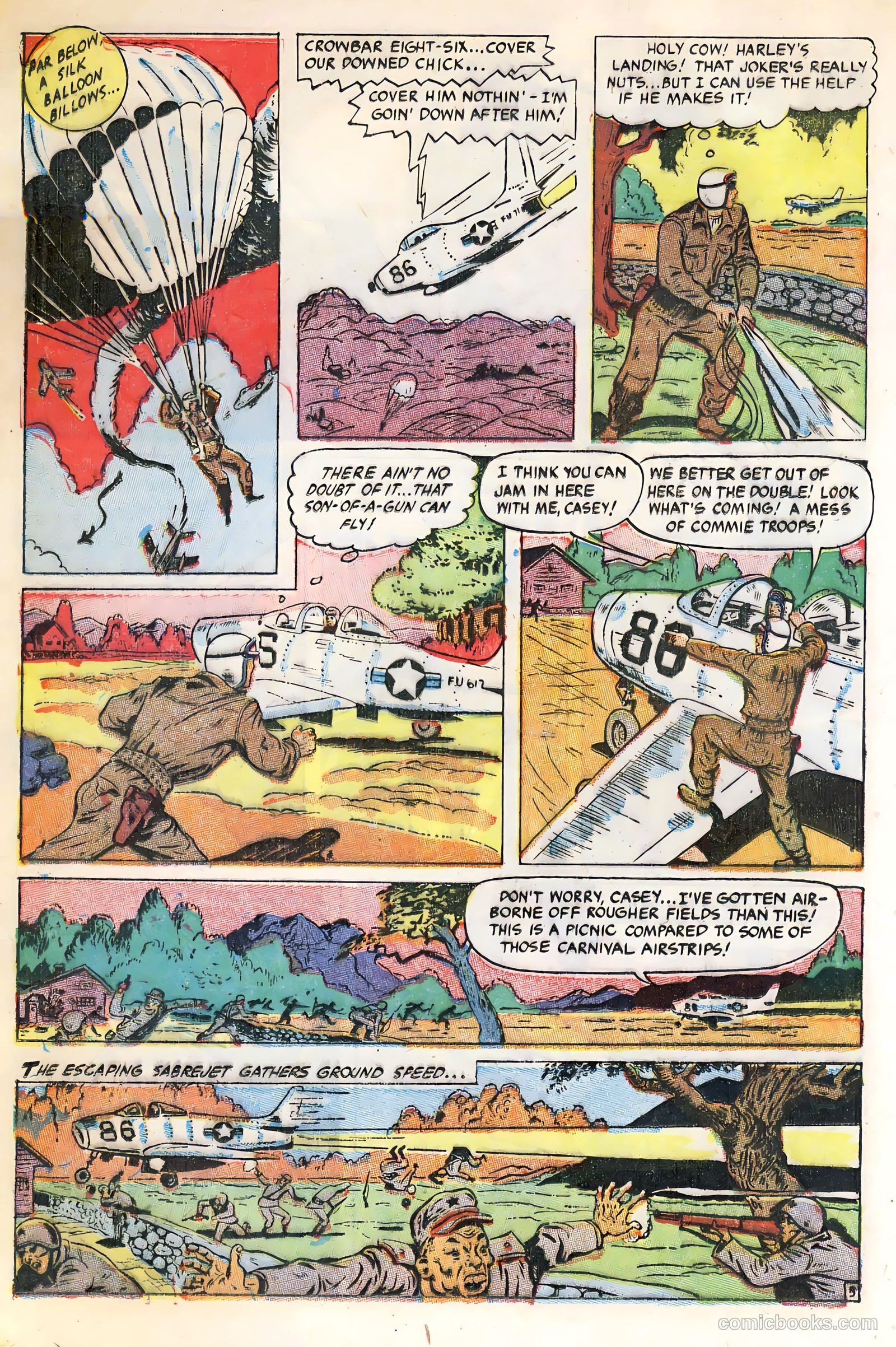 War Birds #2 (1952, Fiction House) — page 16 of 36