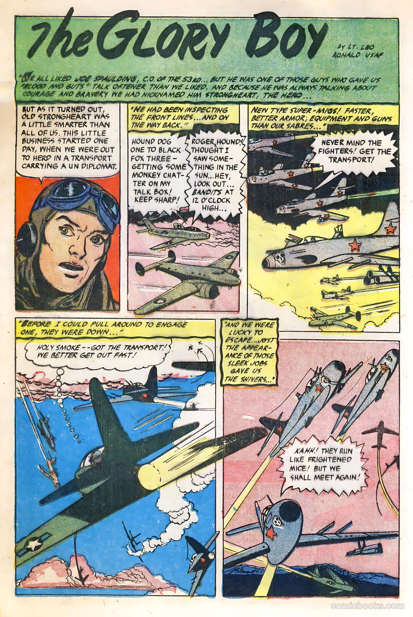 War Birds #2 (1952, Fiction House) — page 20 of 36