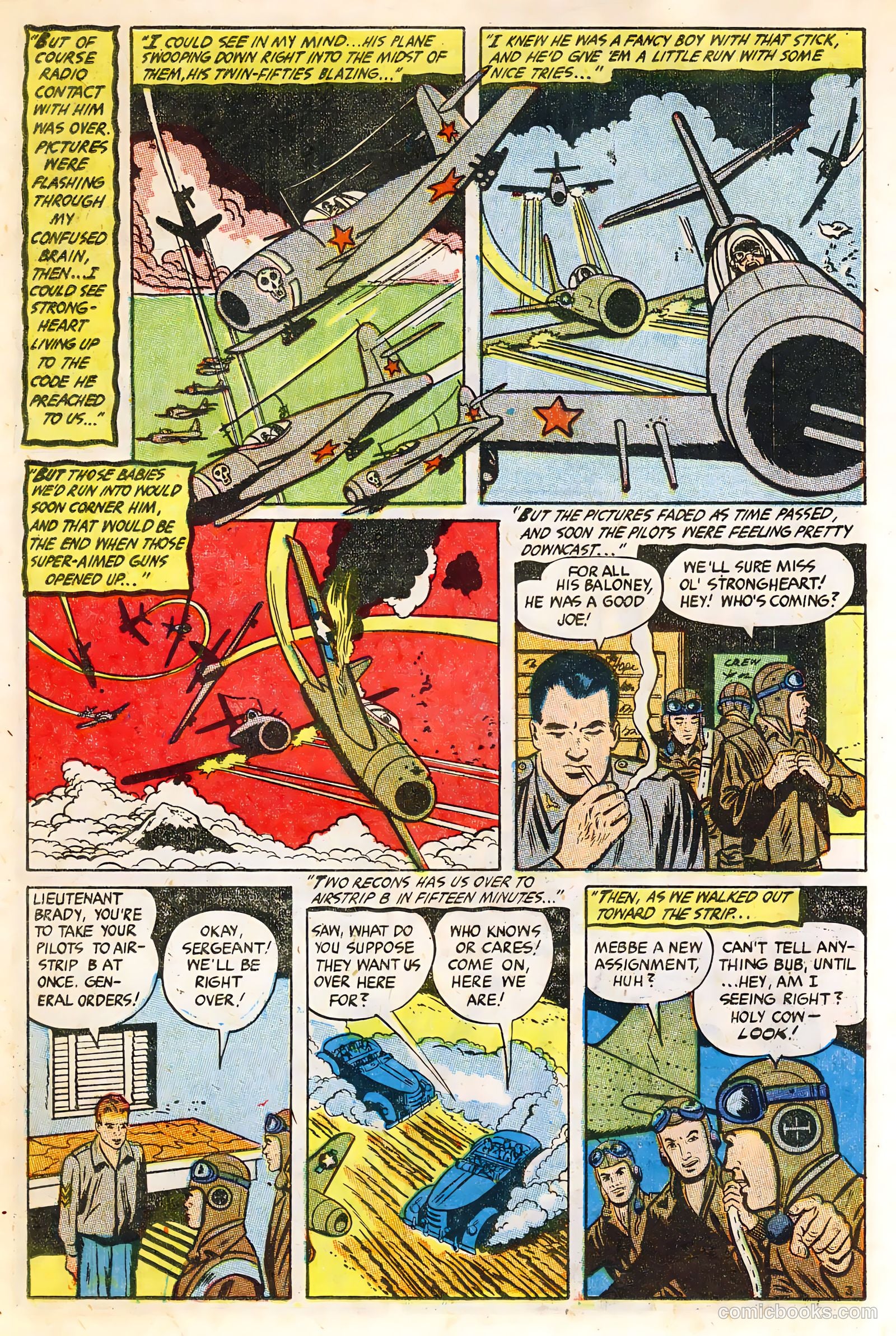 War Birds #2 (1952, Fiction House) — page 22 of 36