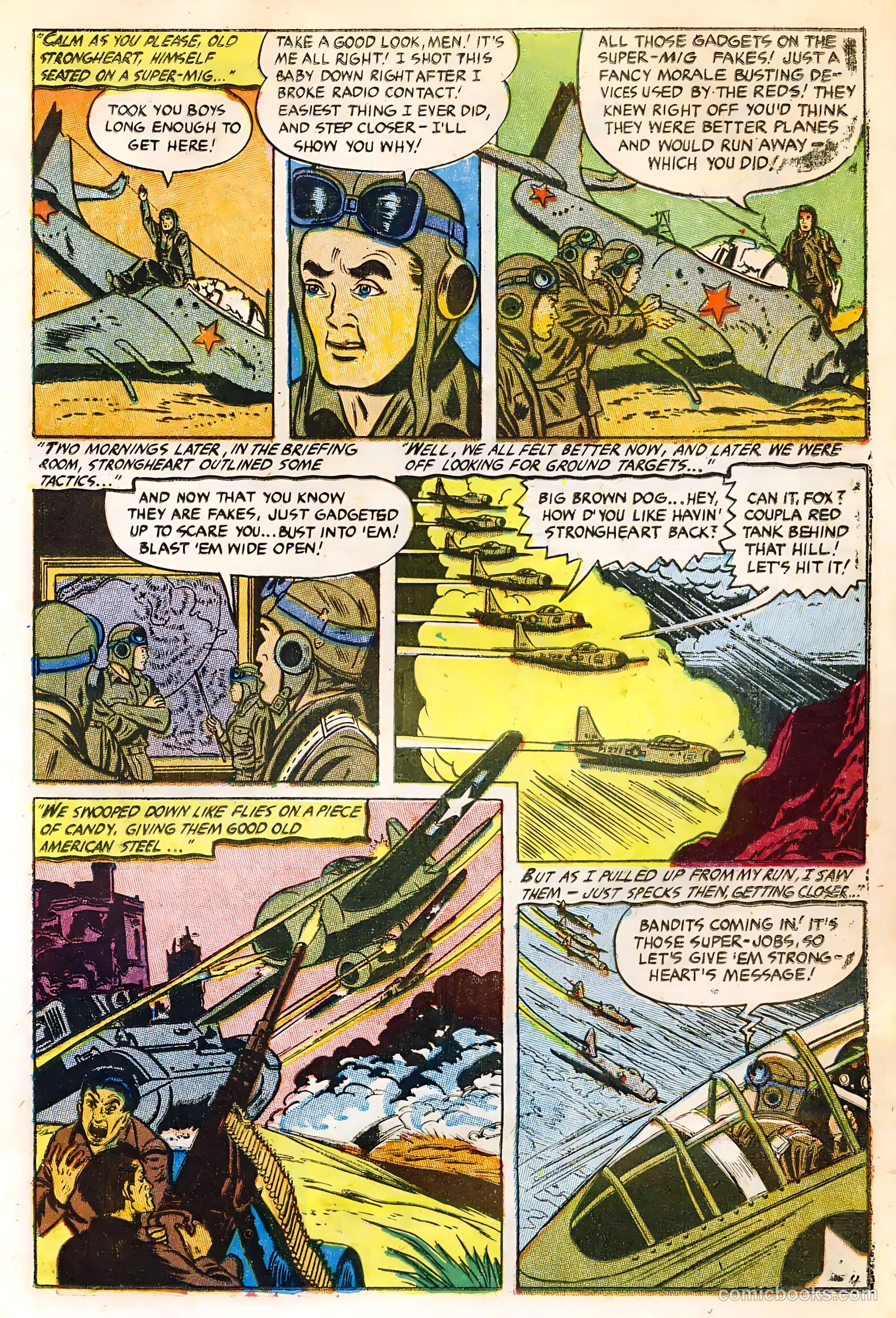 War Birds #2 (1952, Fiction House) — page 23 of 36