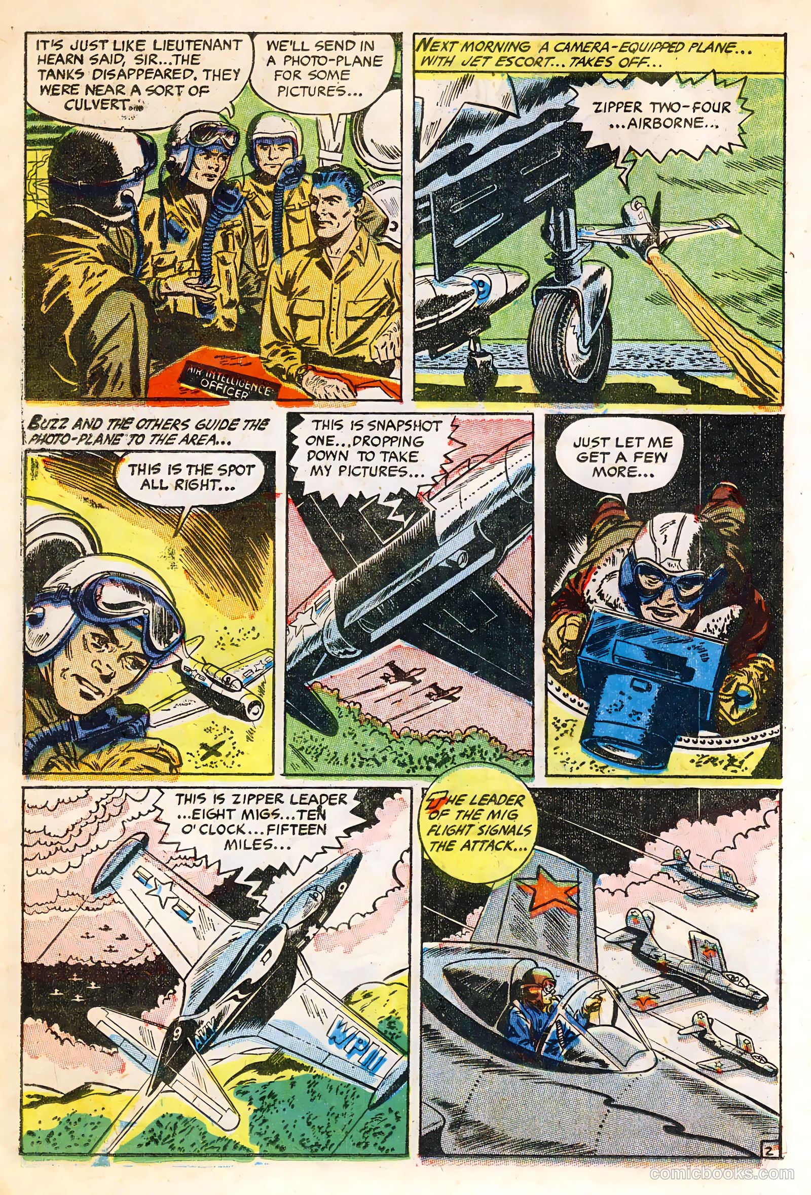 War Birds #2 (1952, Fiction House) — page 26 of 36