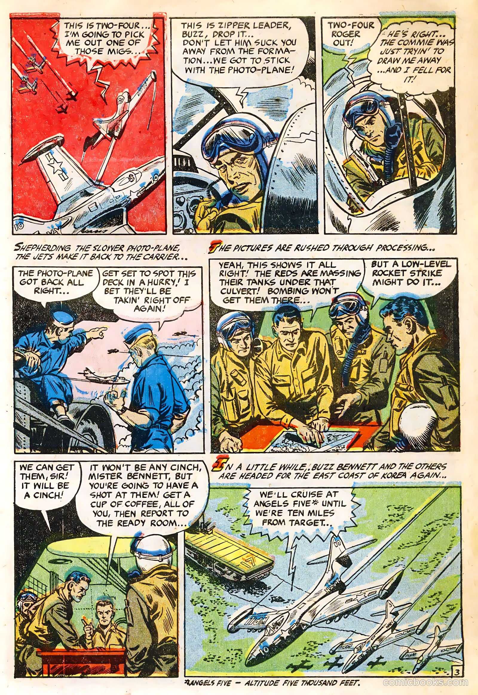 War Birds #2 (1952, Fiction House) — page 27 of 36