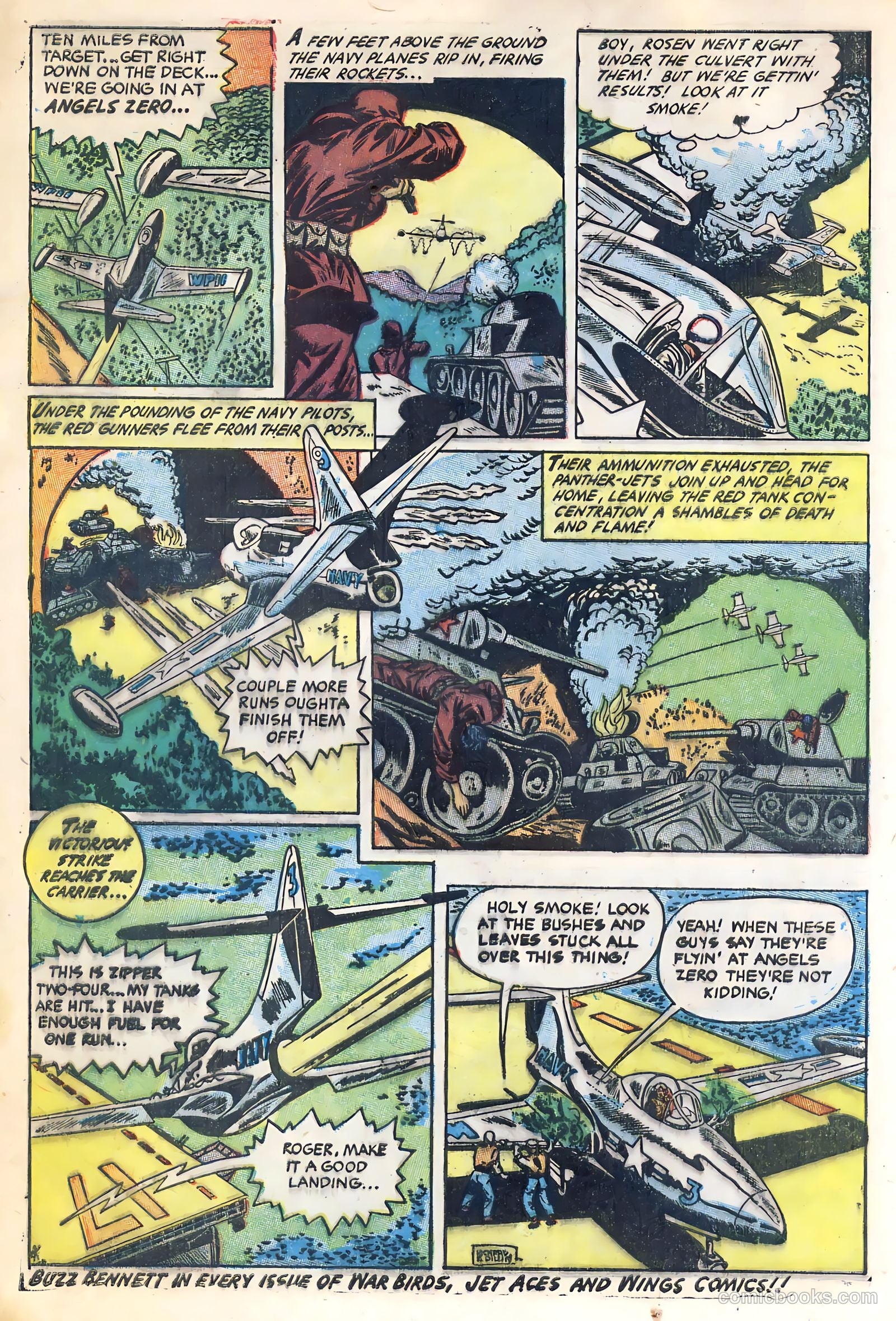 War Birds #2 (1952, Fiction House) — page 28 of 36