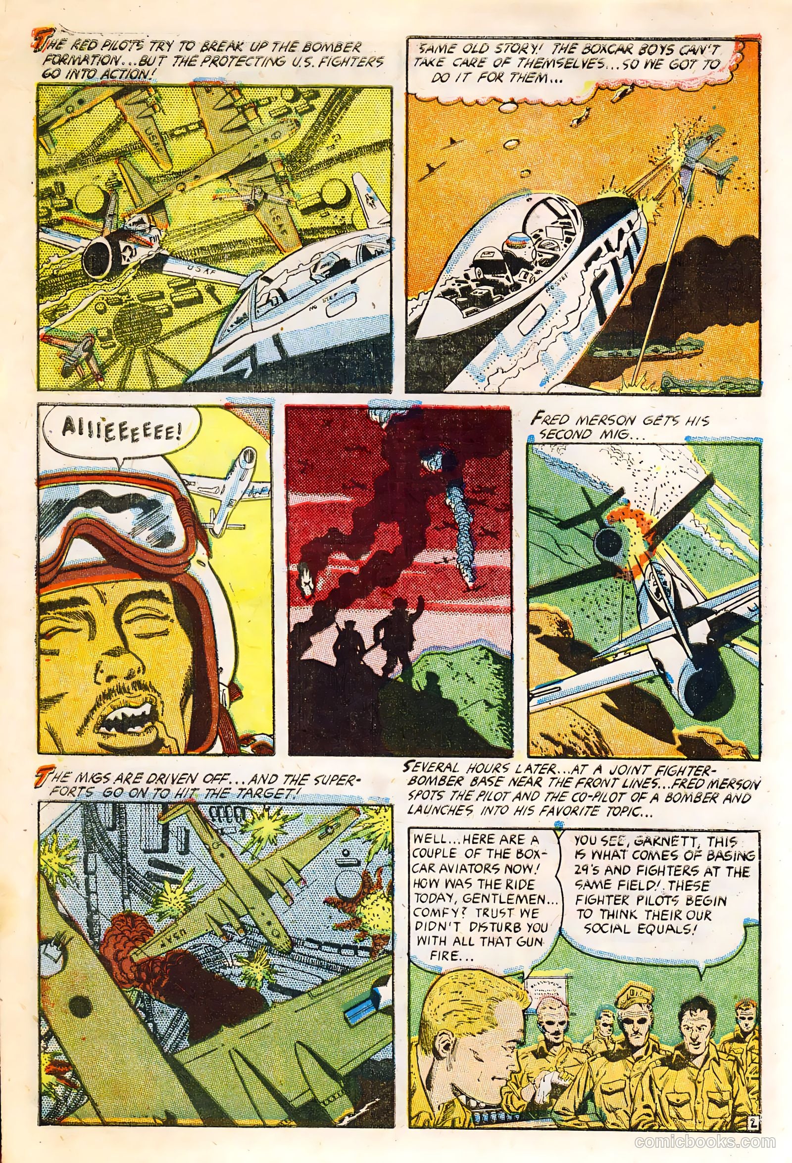 War Birds #2 (1952, Fiction House) — page 30 of 36