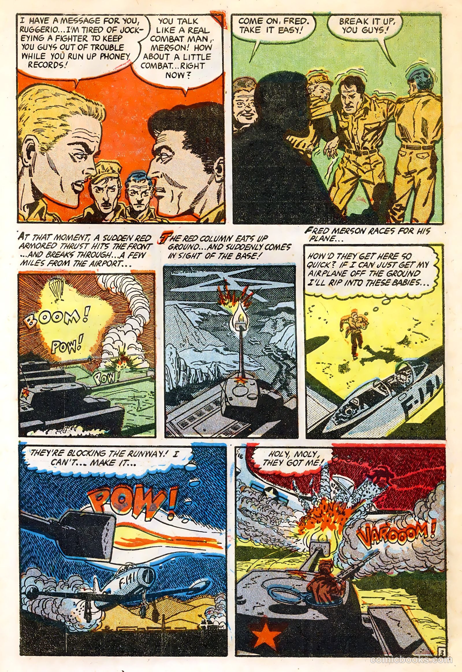 War Birds #2 (1952, Fiction House) — page 31 of 36