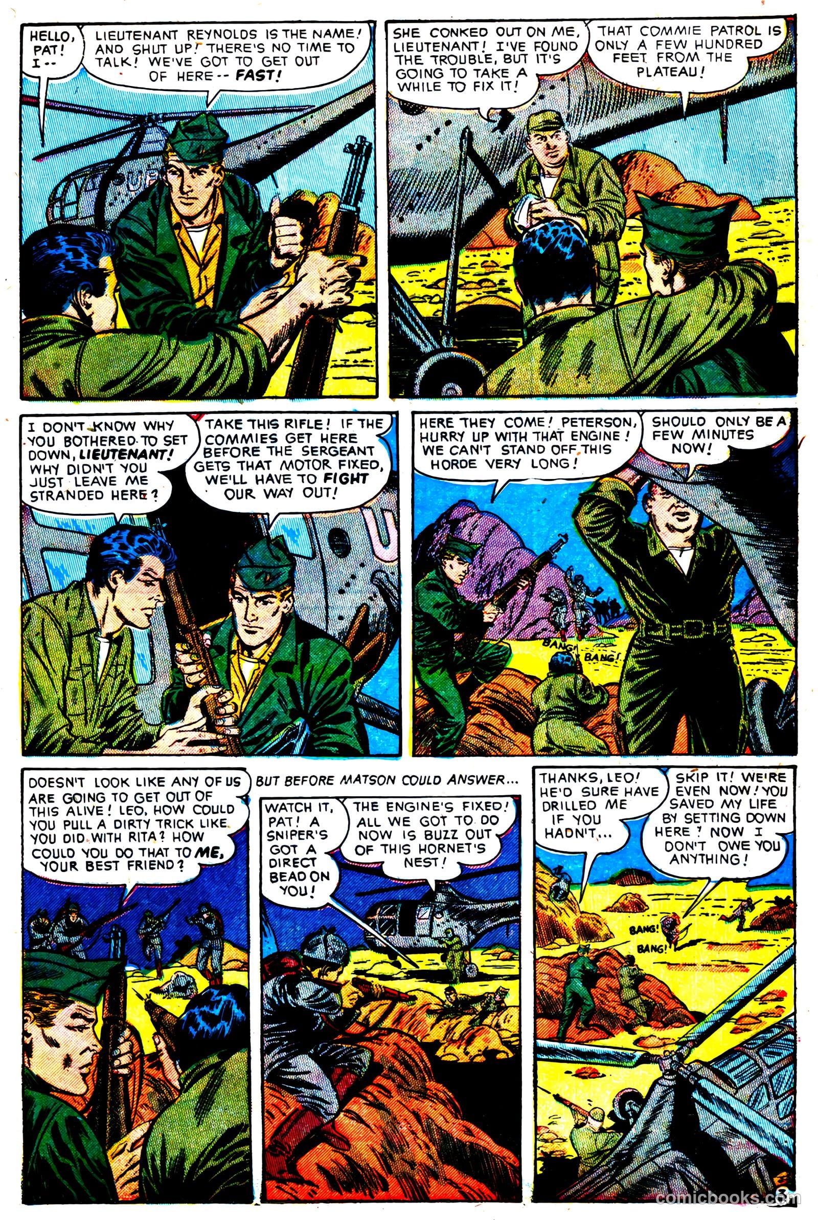 War Heroes #2 (1952) — page 21 of 32