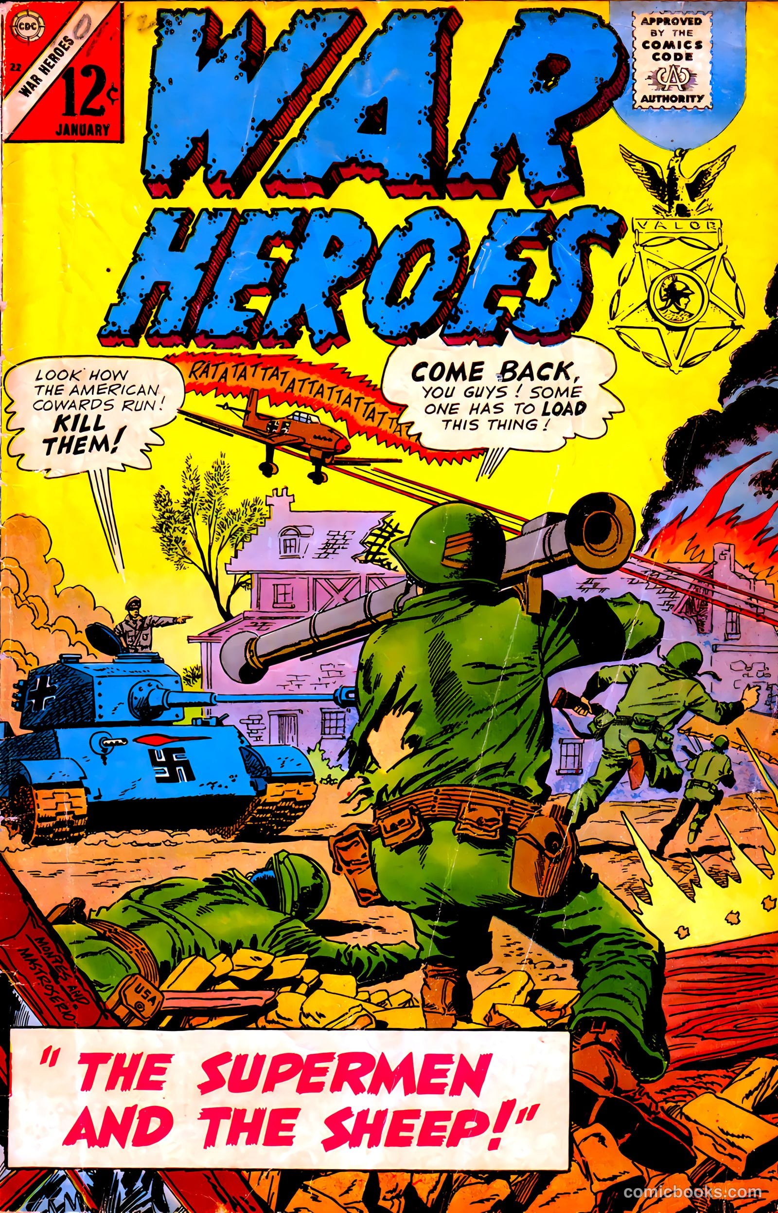 War Heroes #22 cover