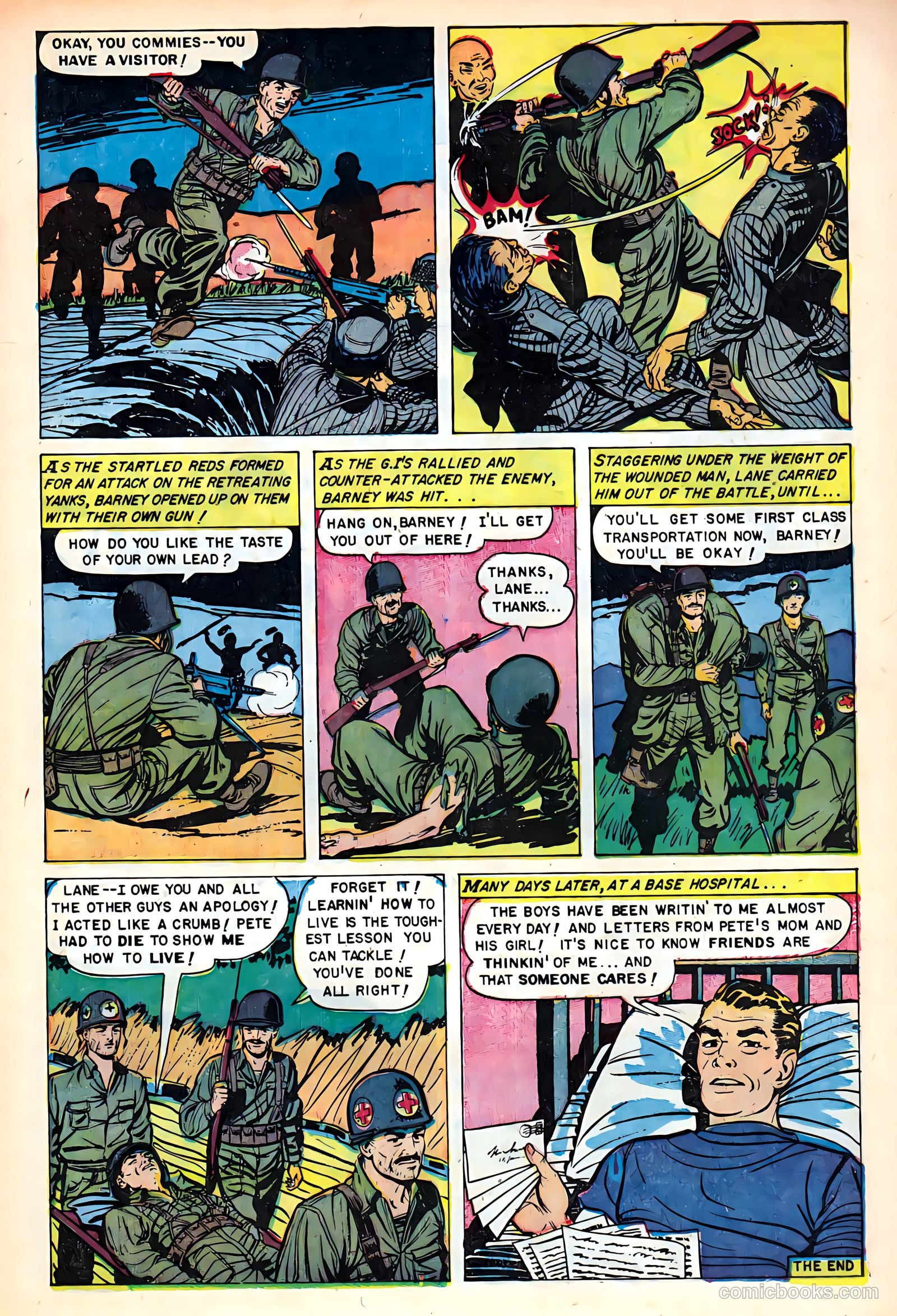 War Heroes #4 (1952) — page 17 of 36