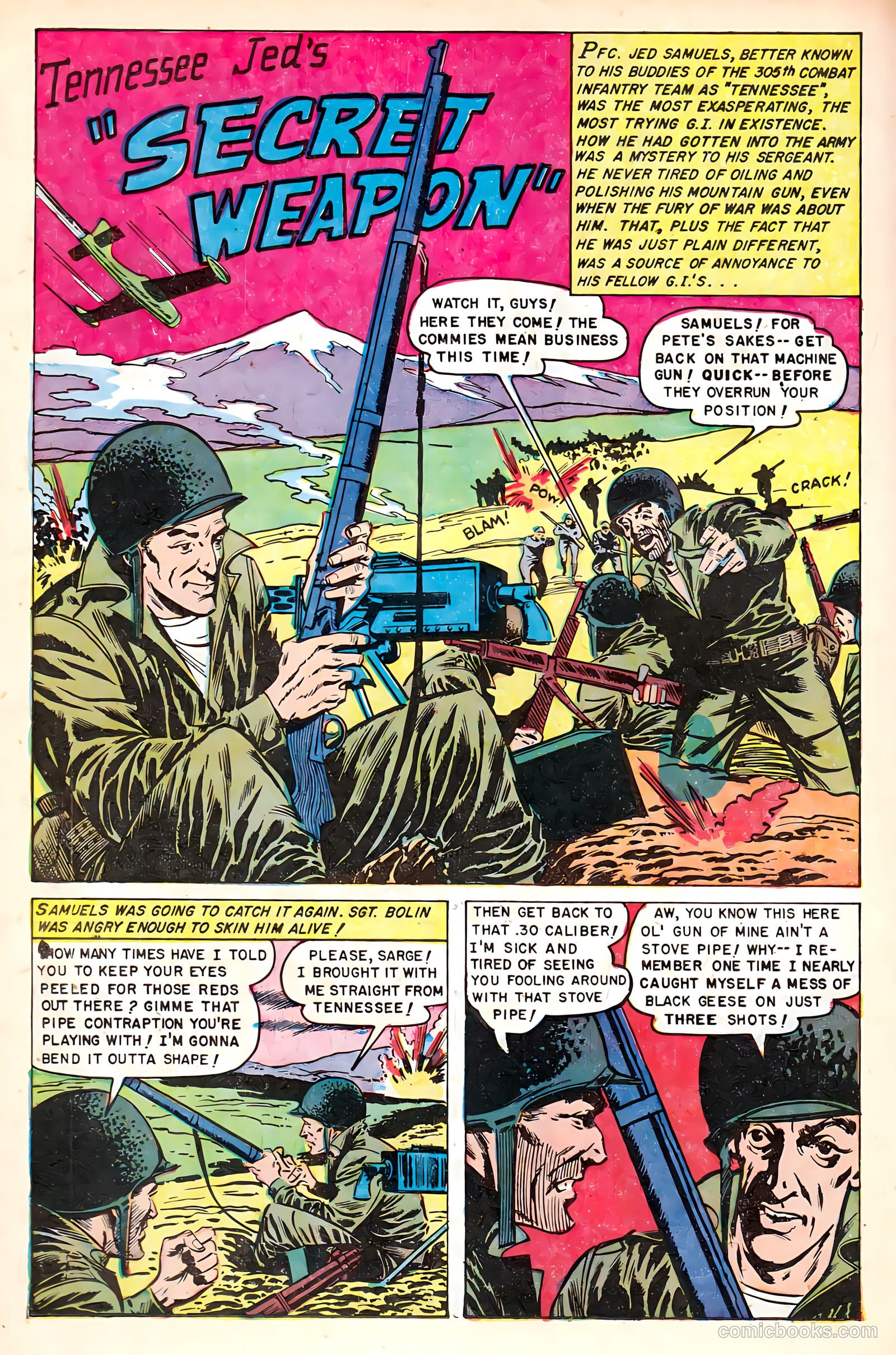 War Heroes #4 (1952) — page 18 of 36
