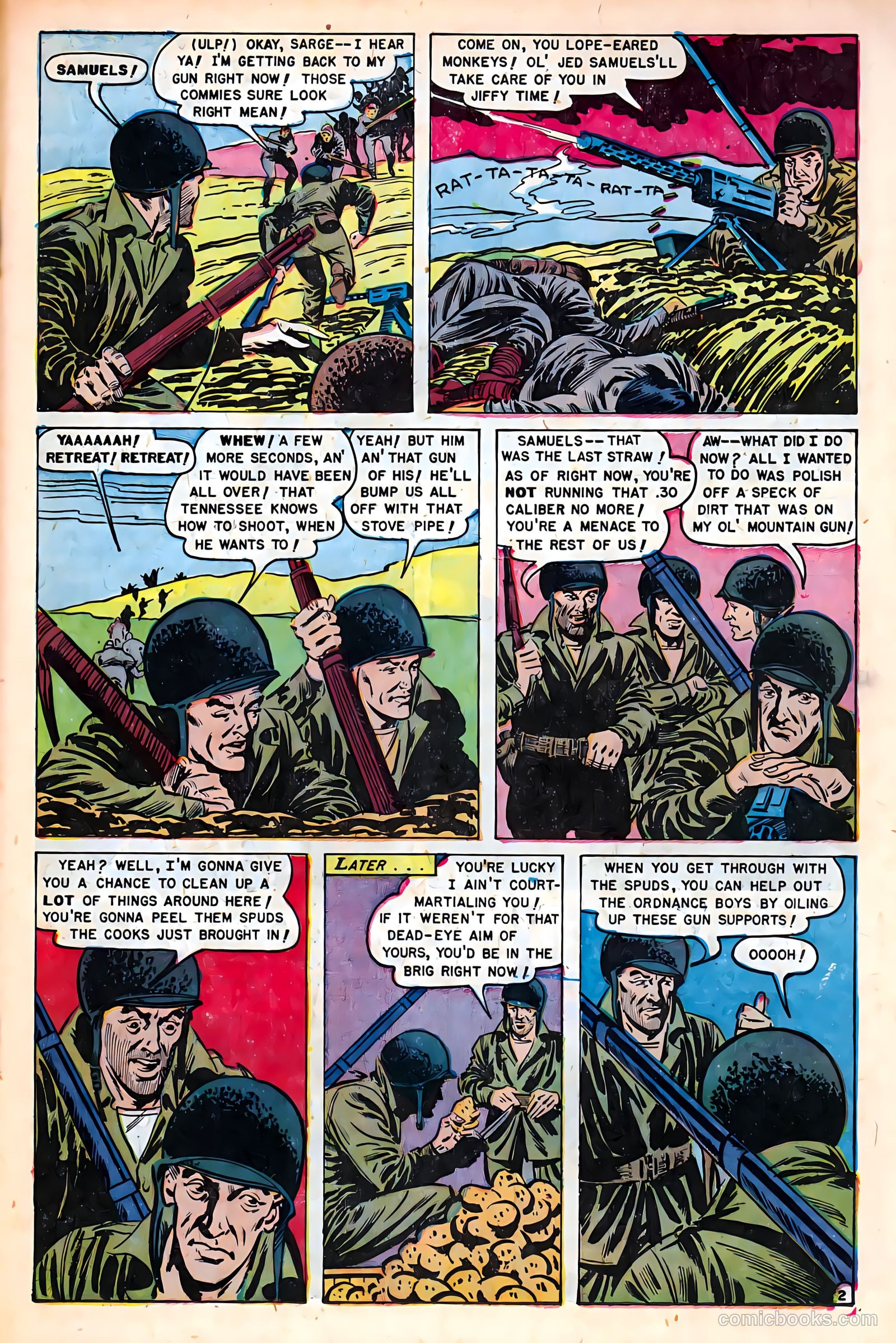 War Heroes #4 (1952) — page 19 of 36
