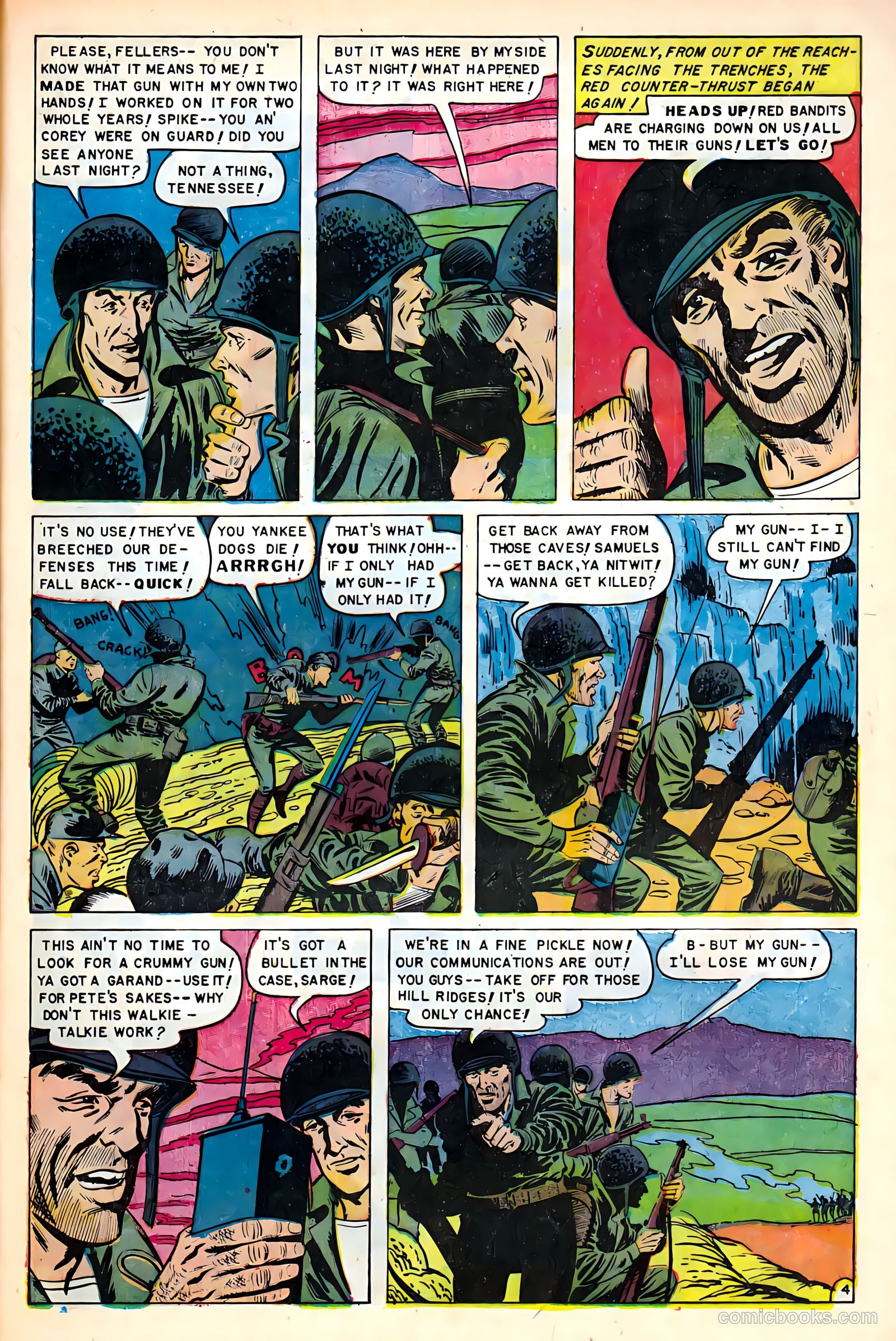 War Heroes #4 (1952) — page 21 of 36