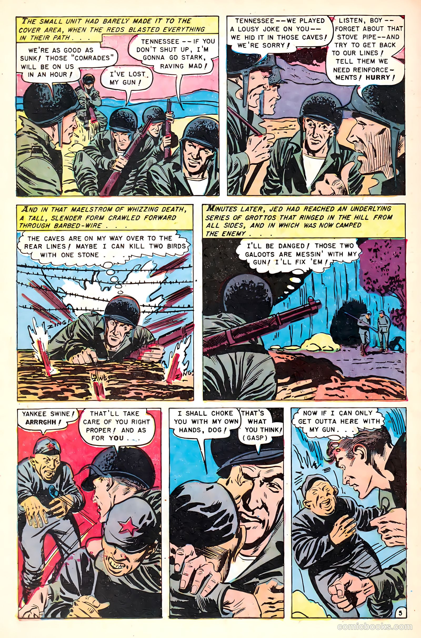 War Heroes #4 (1952) — page 22 of 36