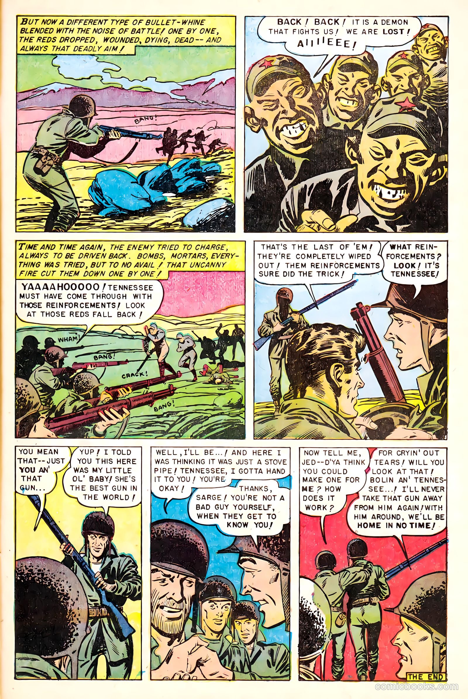 War Heroes #4 (1952) — page 25 of 36