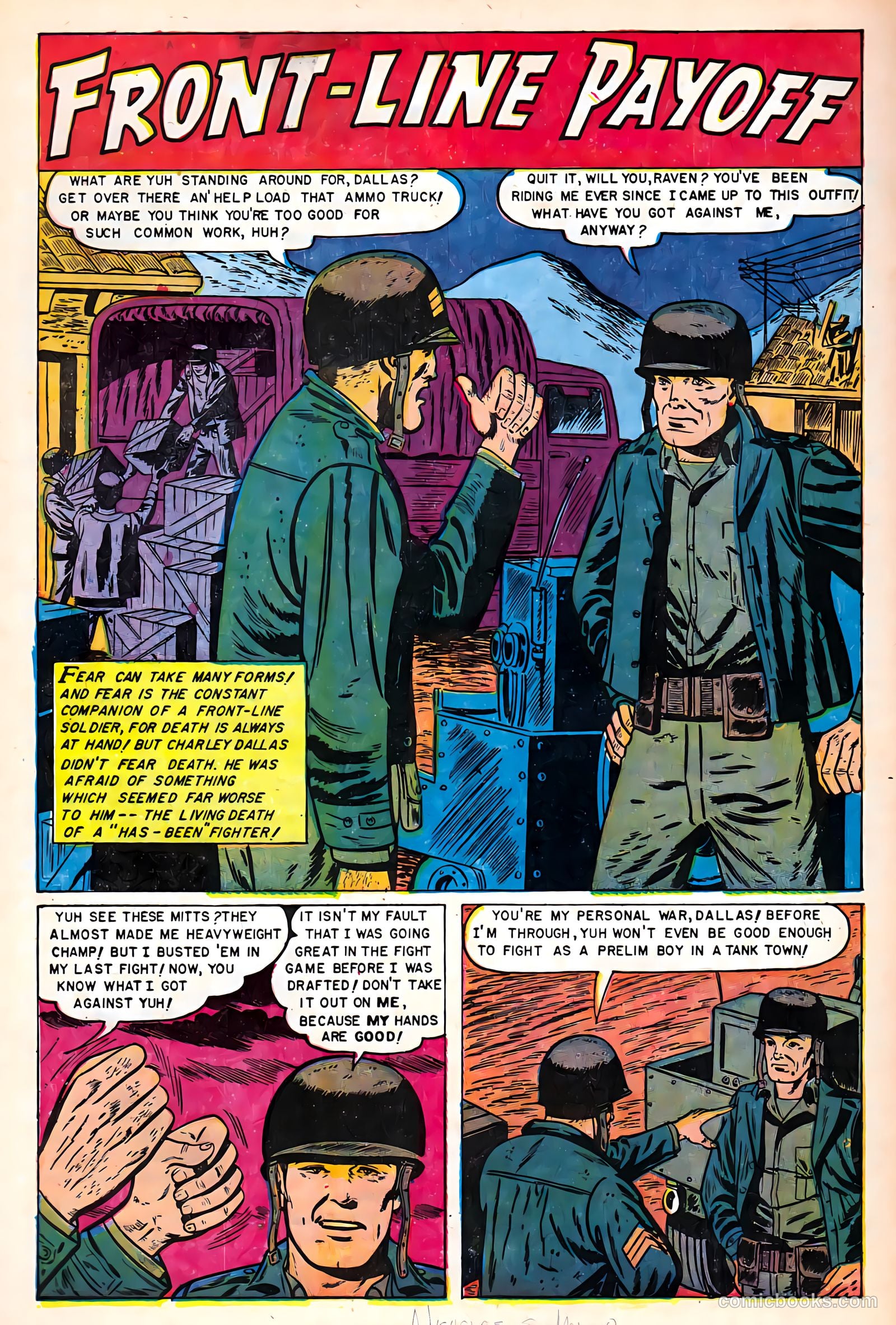 War Heroes #4 (1952) — page 28 of 36