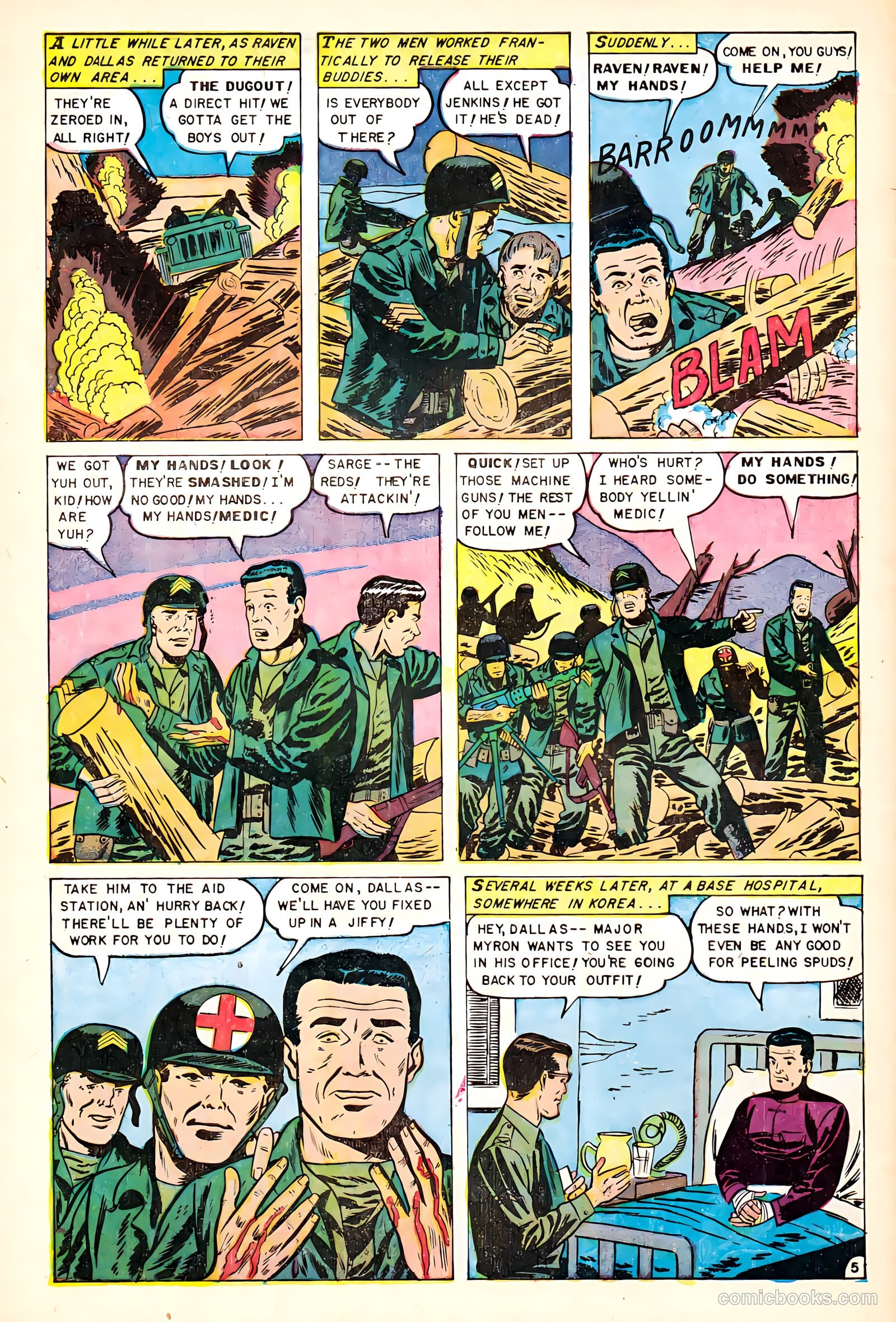 War Heroes #4 (1952) — page 32 of 36