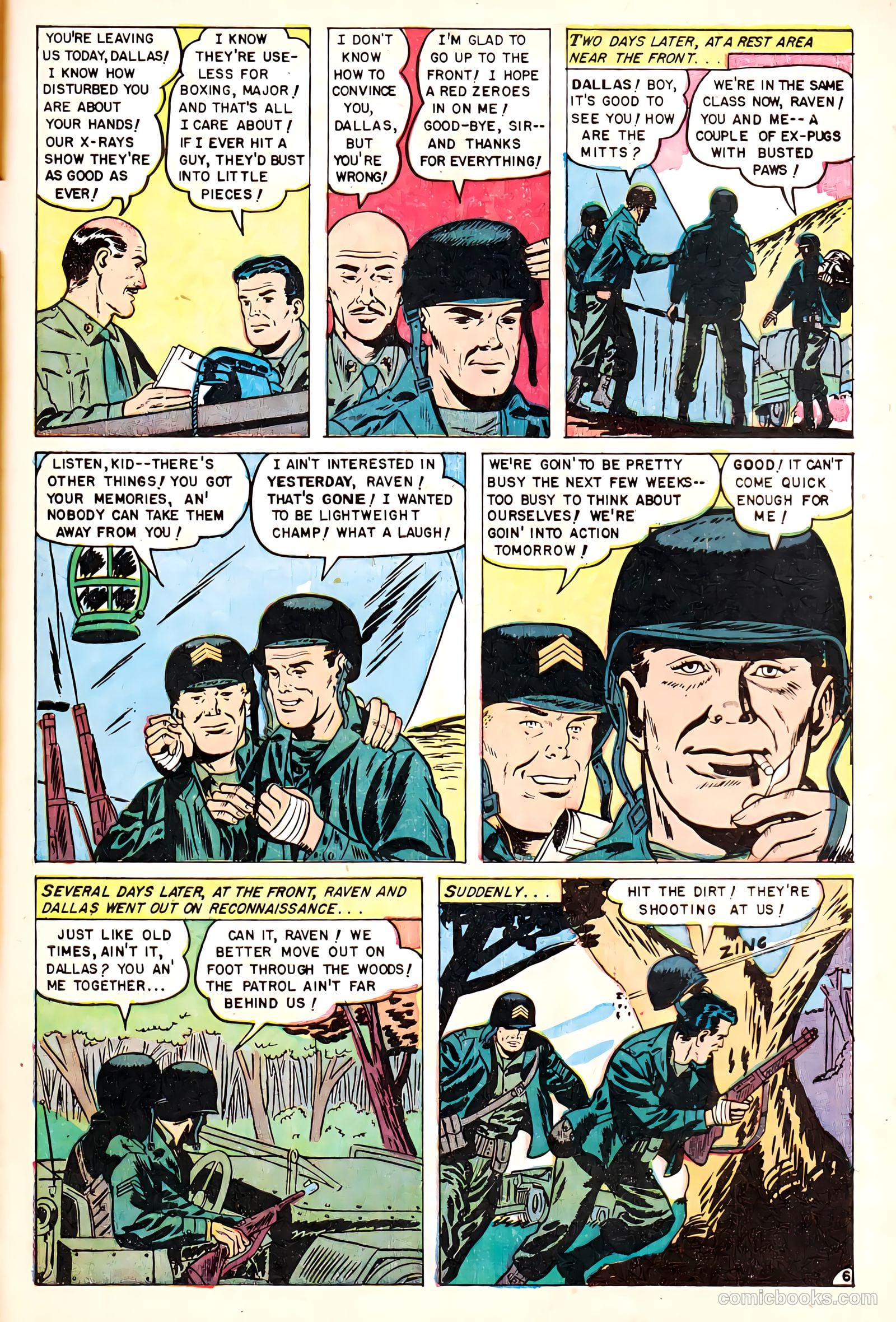 War Heroes #4 (1952) — page 33 of 36