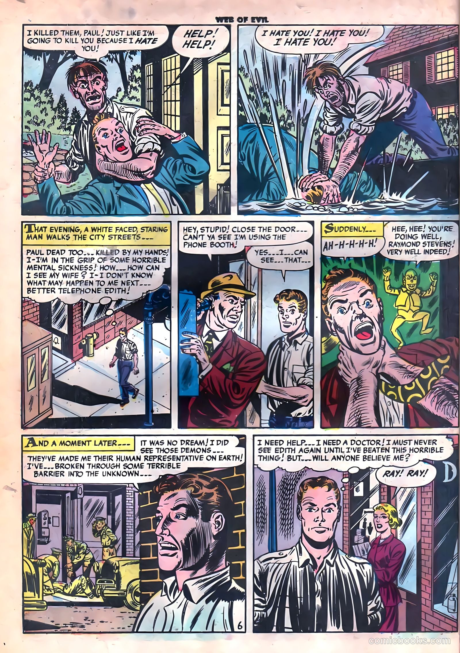 Web of Evil #13 (1954) — page 8 of 35