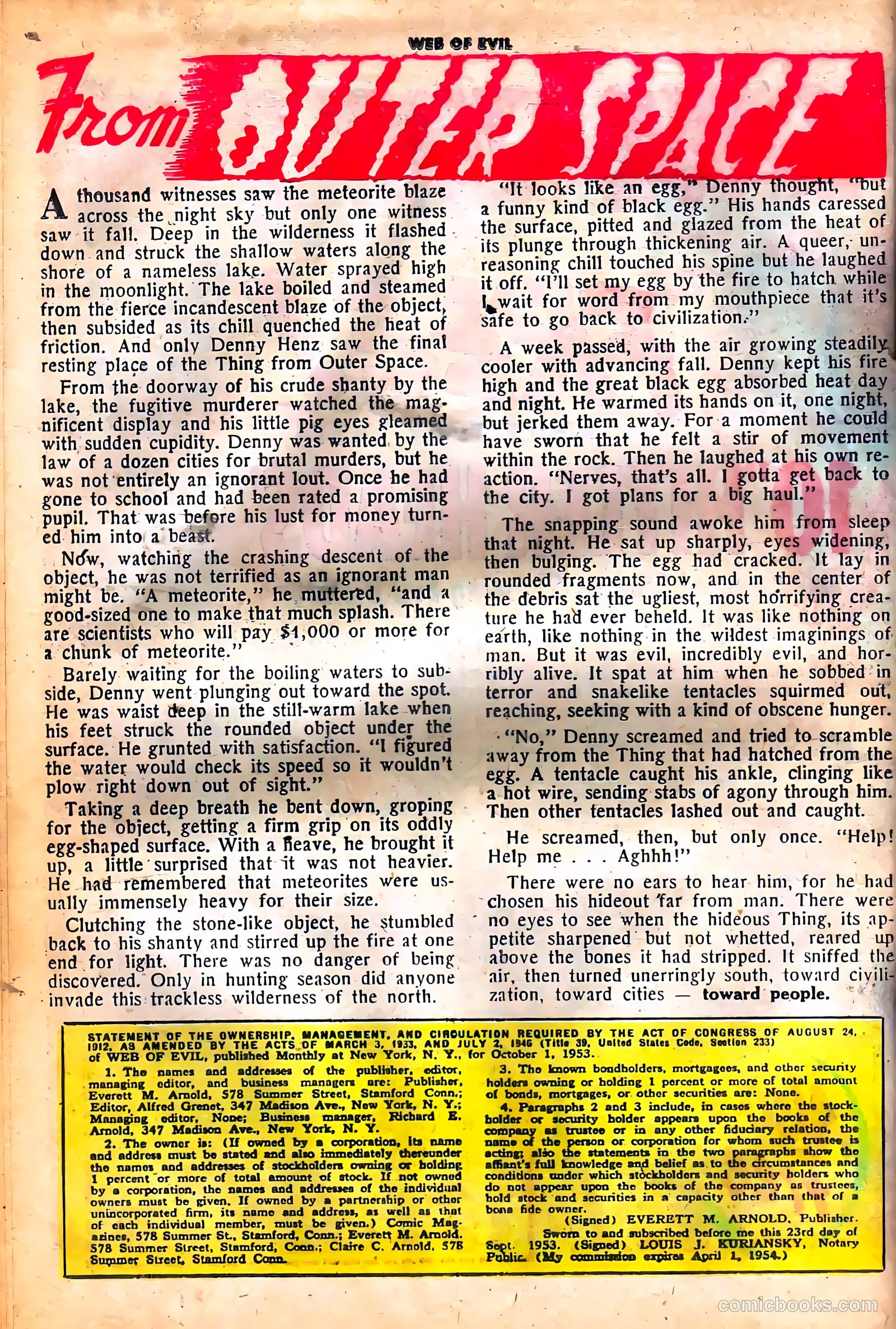 Web of Evil #13 (1954) — page 26 of 35