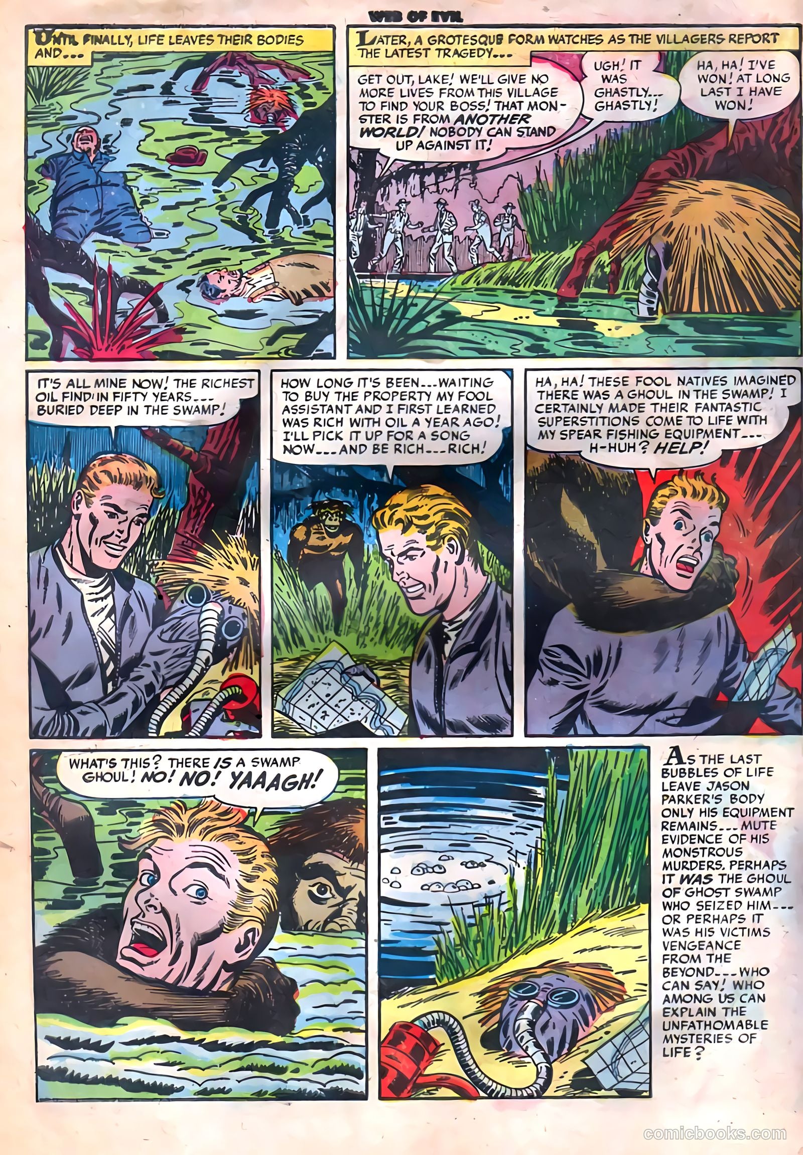Web of Evil #13 (1954) — page 32 of 35