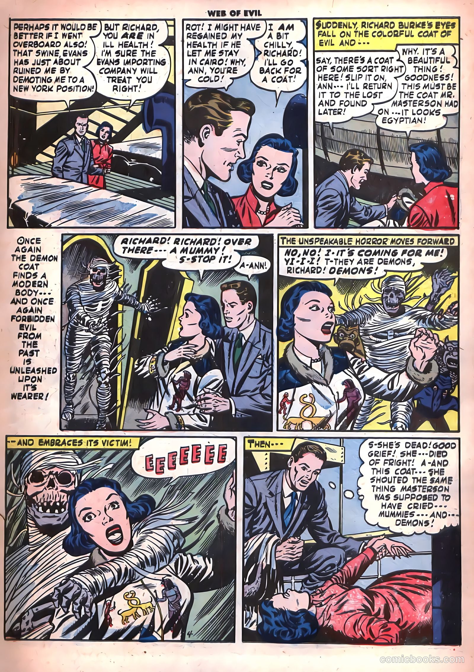 Web of Evil #15 (1954) — page 21 of 35