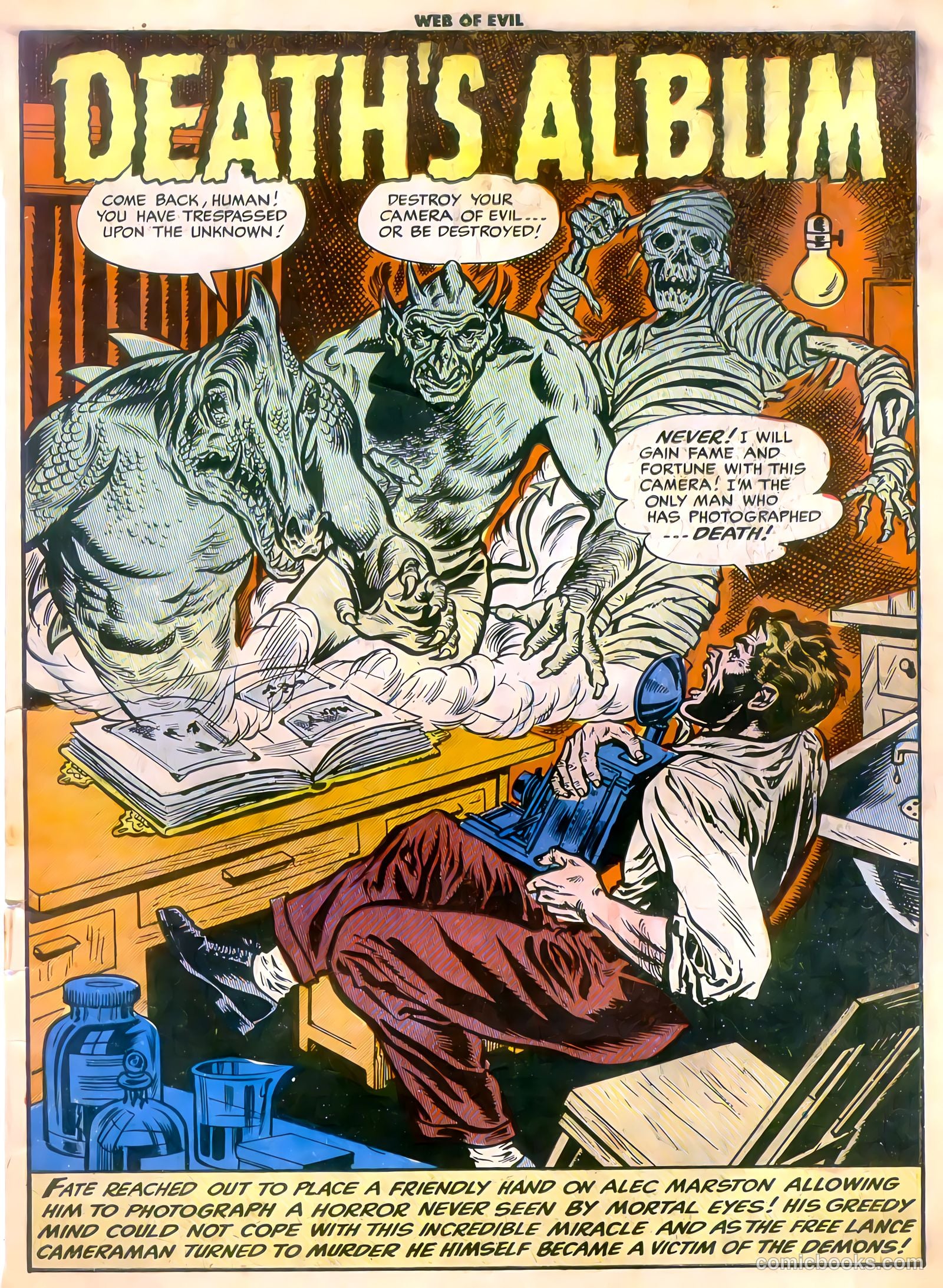 Web of Evil #21 (1954) — page 2 of 33