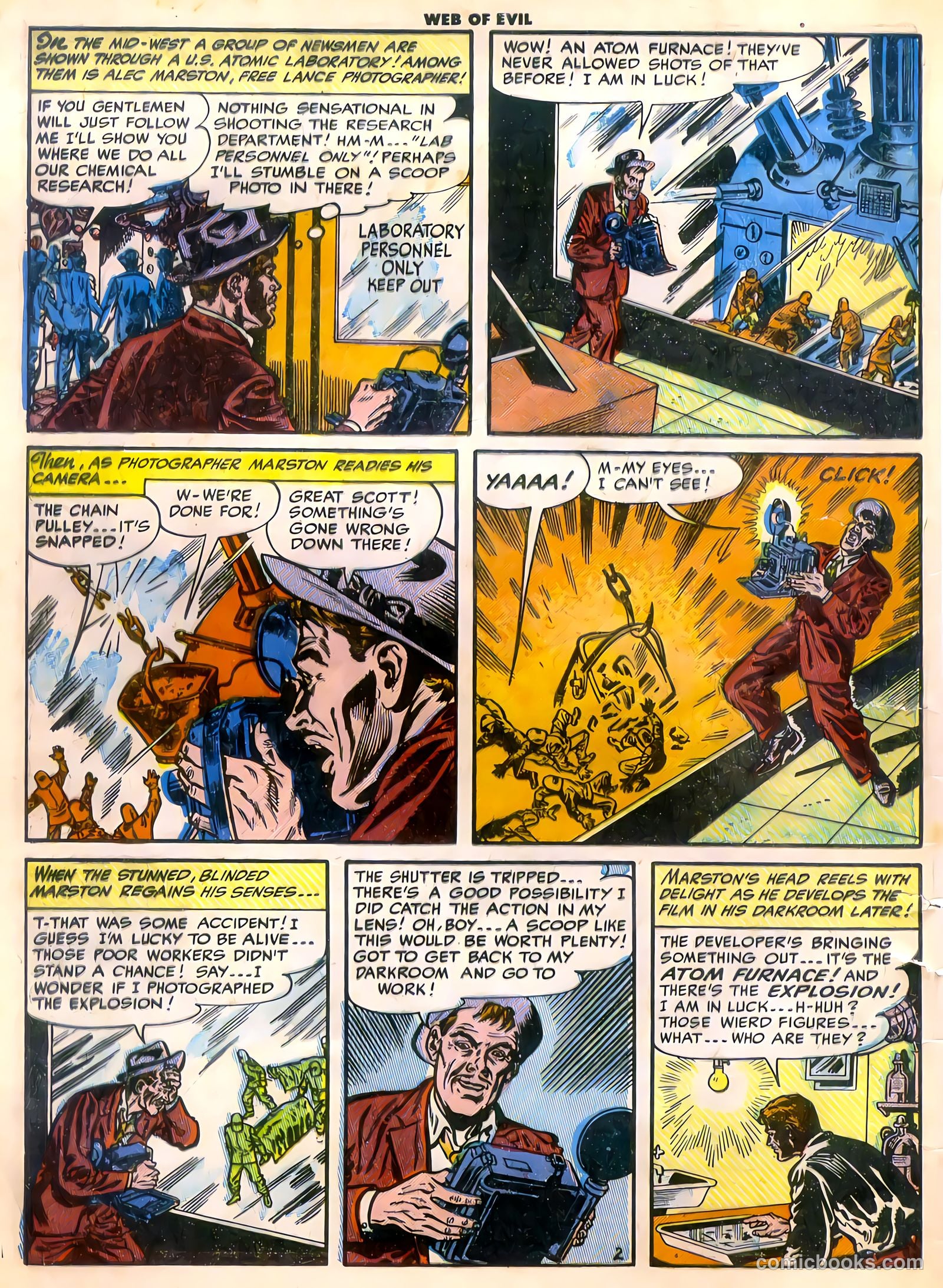 Web of Evil #21 (1954) — page 3 of 33