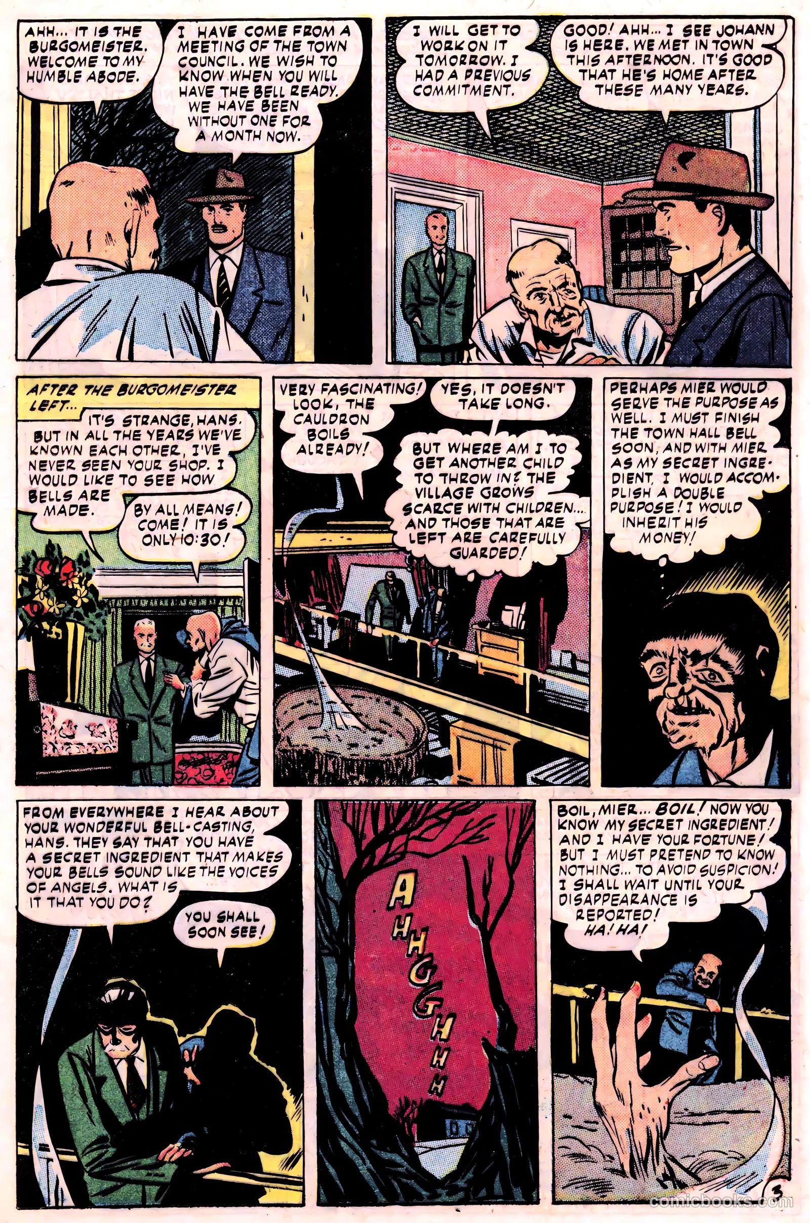 Web of Mystery #1 (1951) — page 21 of 36