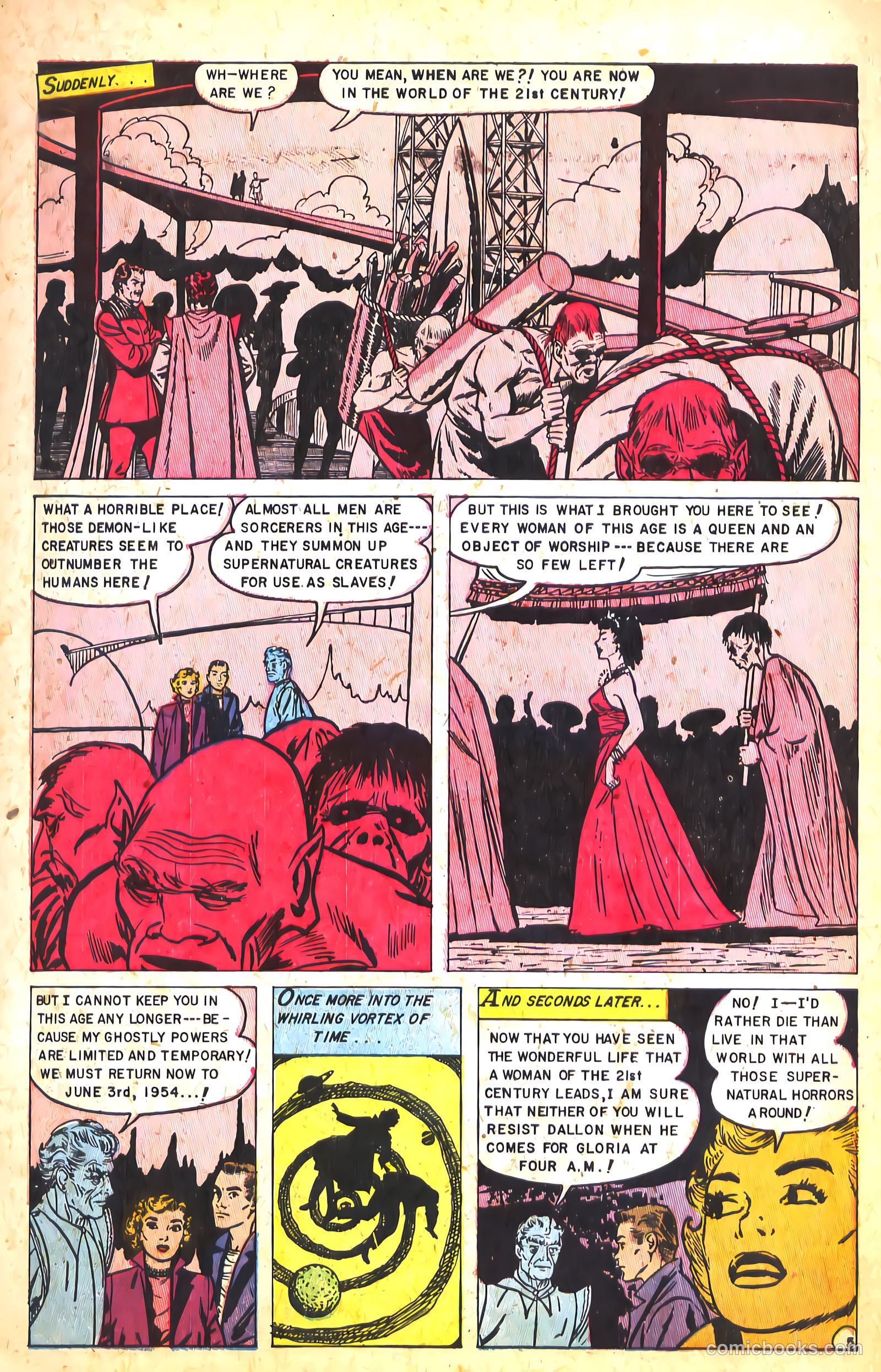 Web of Mystery #25 (1954) — page 6 of 34
