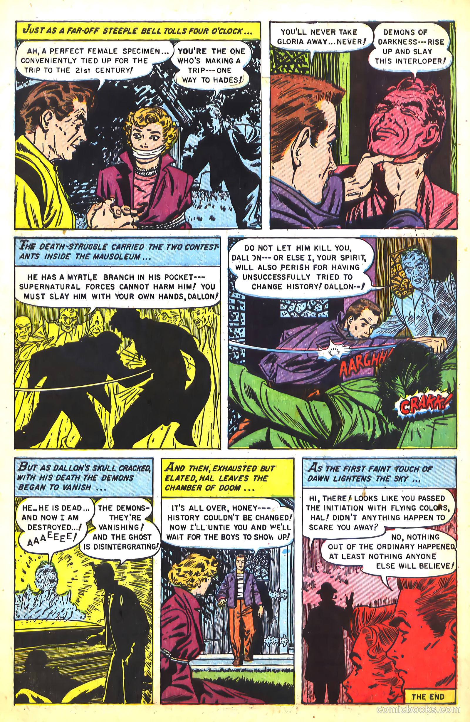 Web of Mystery #25 (1954) — page 8 of 34