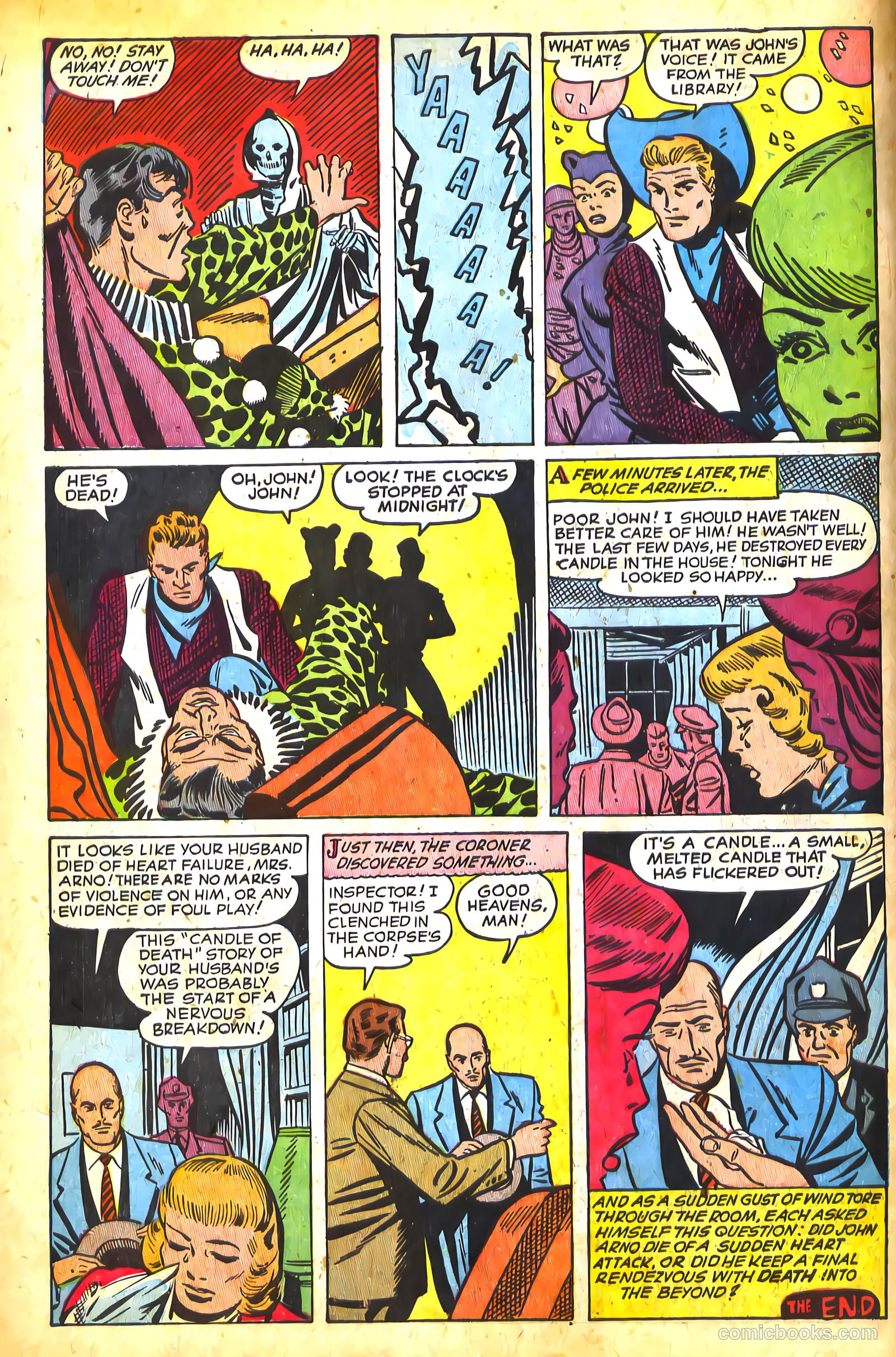 Web of Mystery #25 (1954) — page 33 of 34