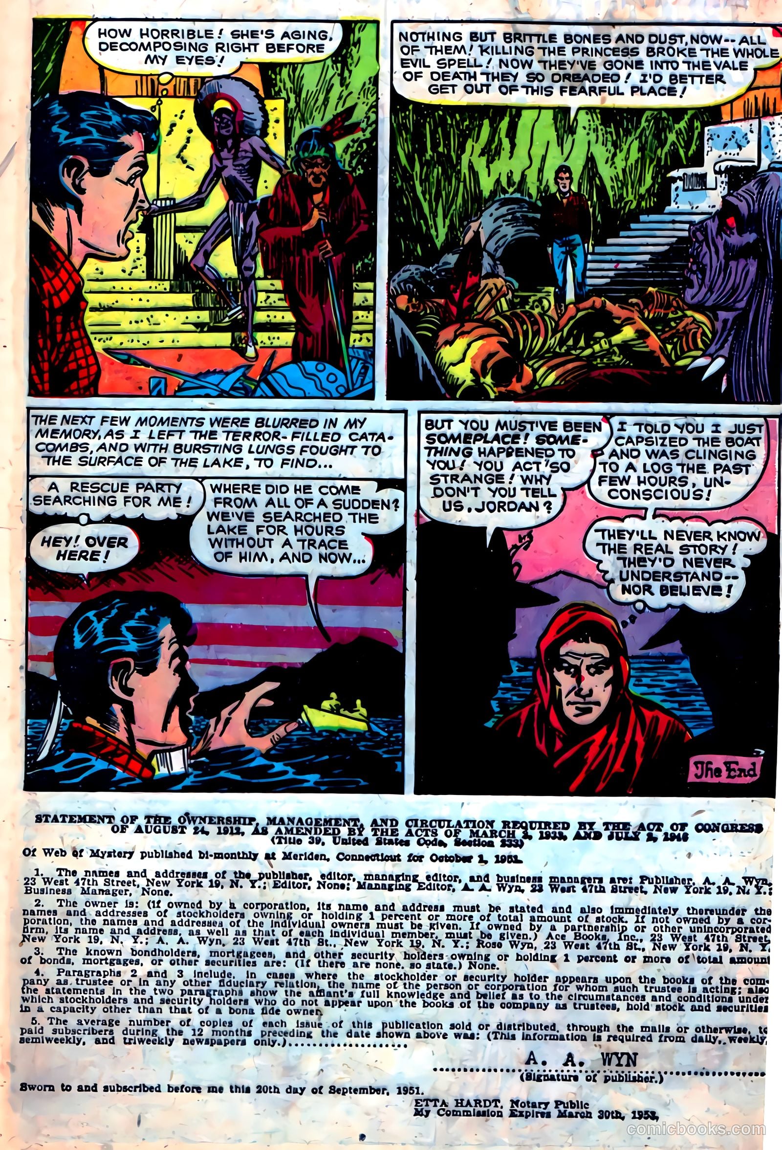 Web of Mystery #8 (1952) — page 9 of 35