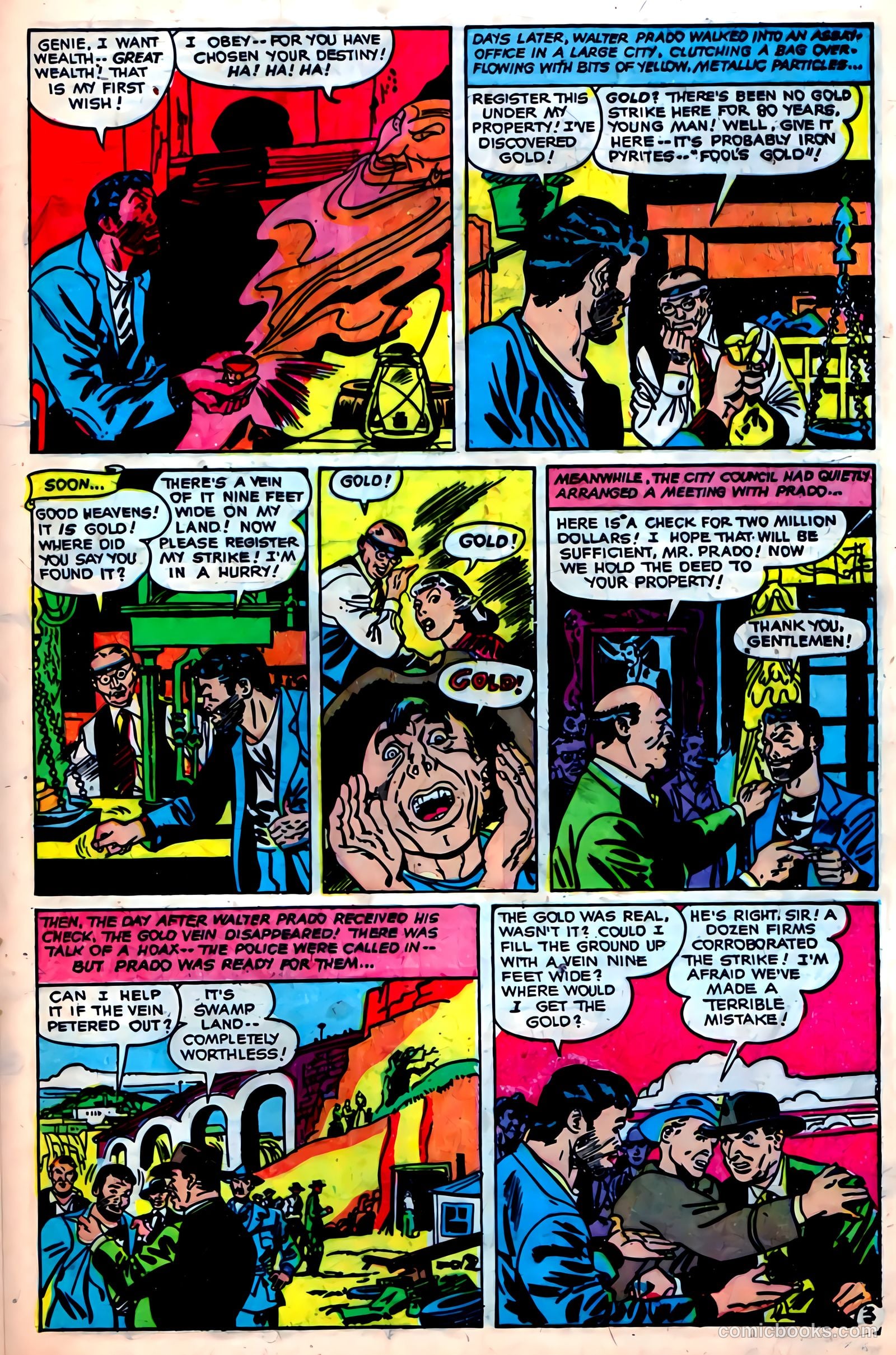 Web of Mystery #8 (1952) — page 21 of 35