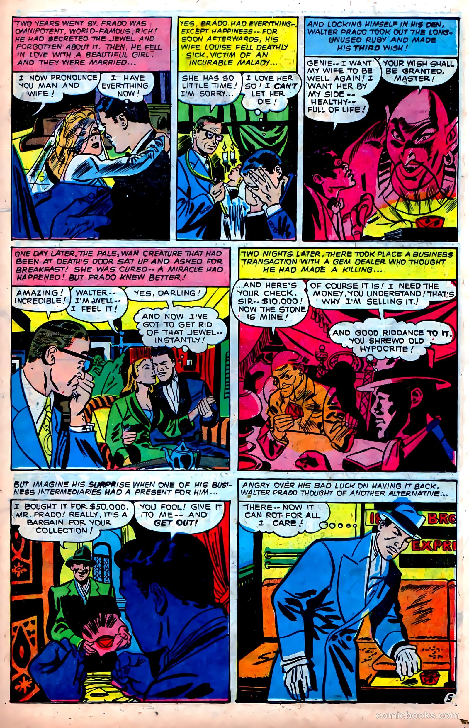 Web of Mystery #8 (1952) — page 23 of 35