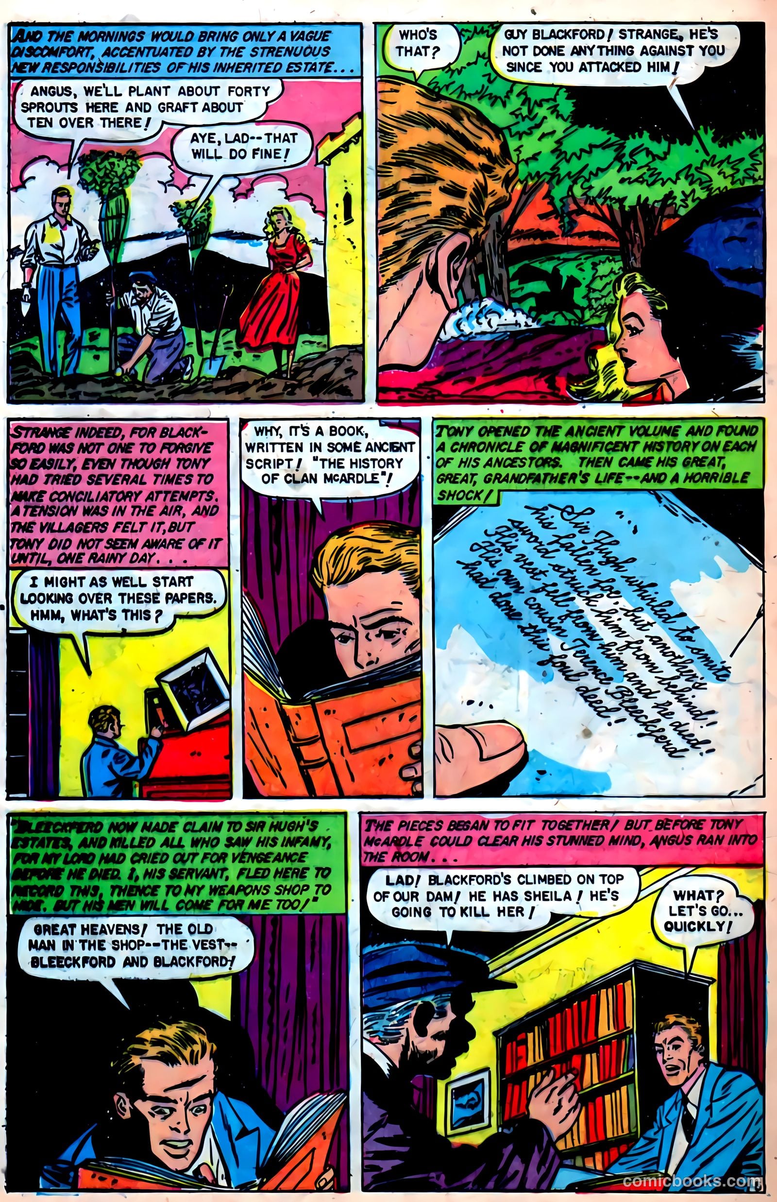 Web of Mystery #8 (1952) — page 32 of 35