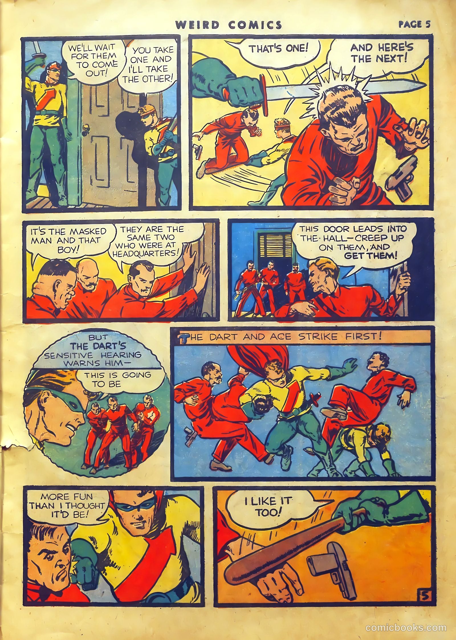 Weird Comics #6 (1940) — page 8 of 66