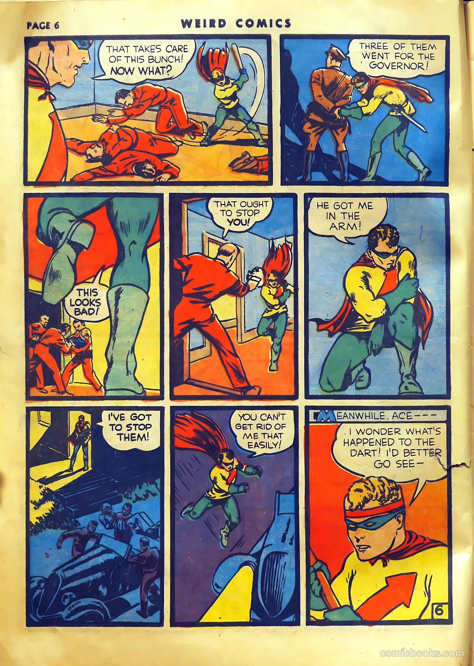 Weird Comics #6 (1940) — page 9 of 66