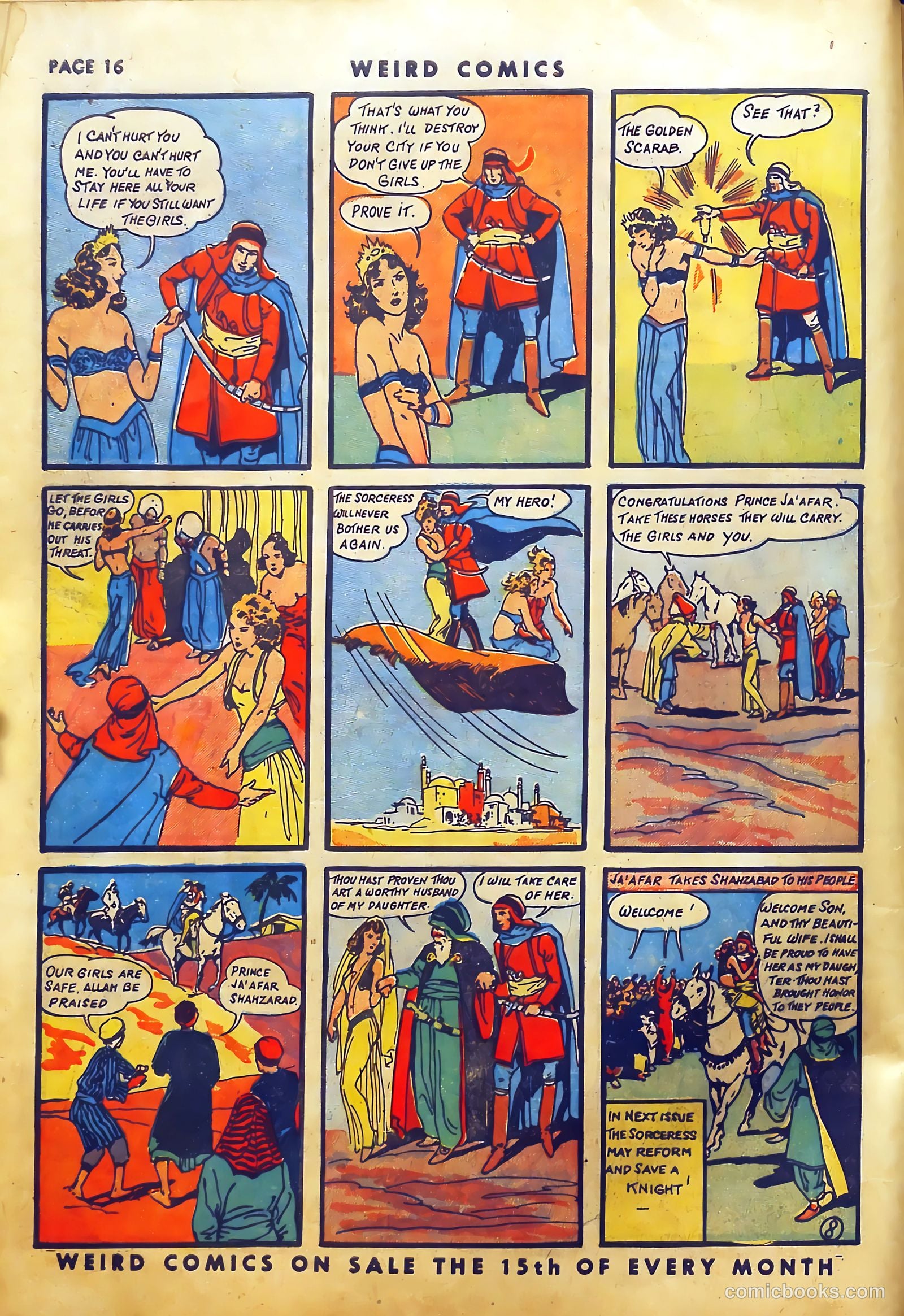 Weird Comics #6 (1940) — page 19 of 66