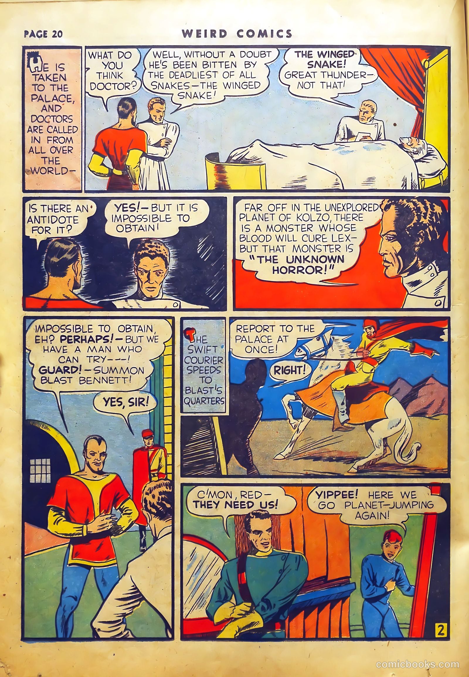 Weird Comics #6 (1940) — page 23 of 66