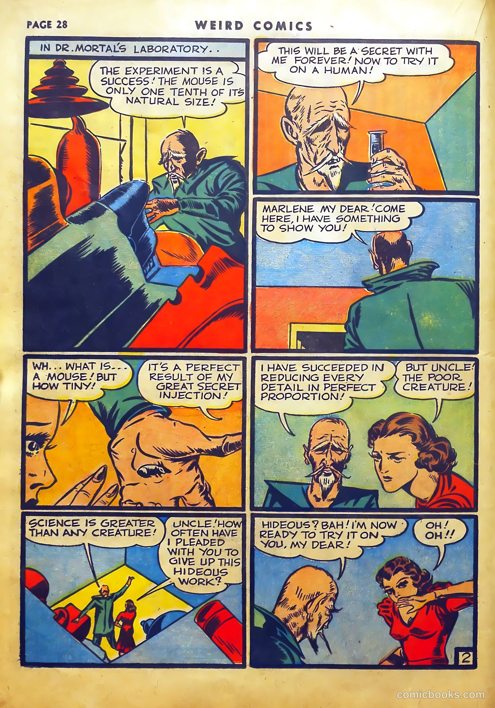 Weird Comics #6 (1940) — page 29 of 66