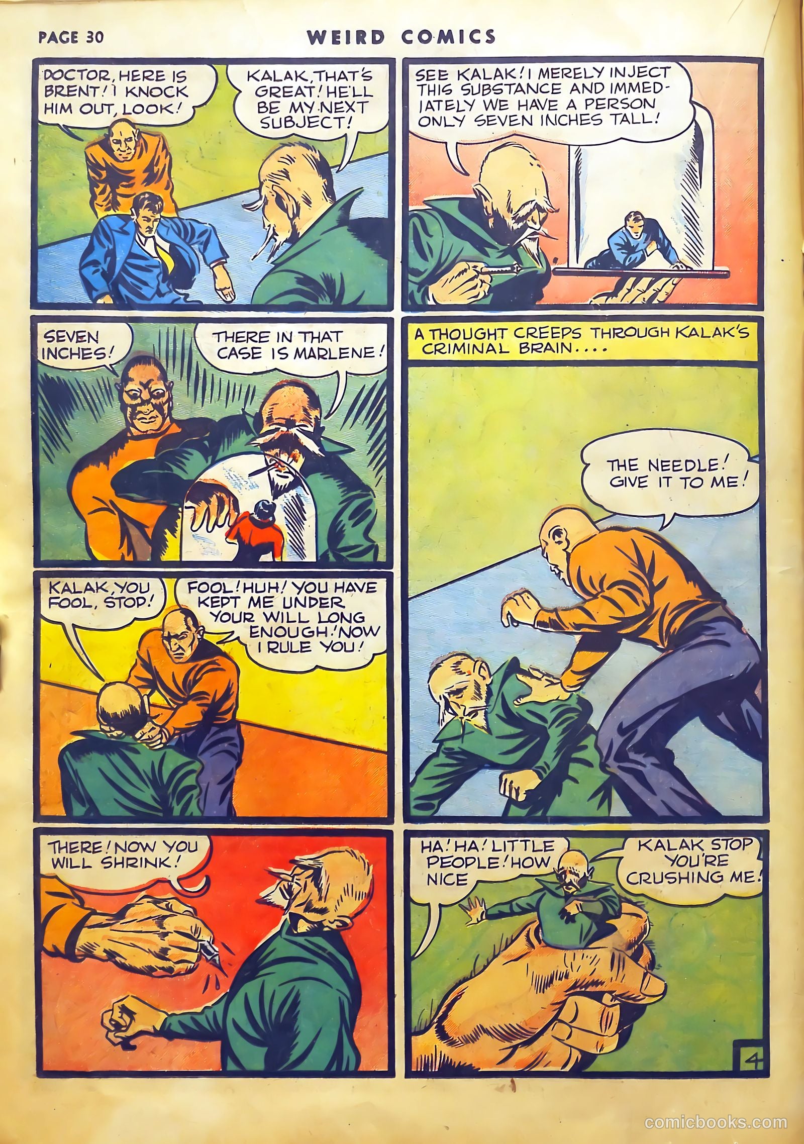 Weird Comics #6 (1940) — page 33 of 66