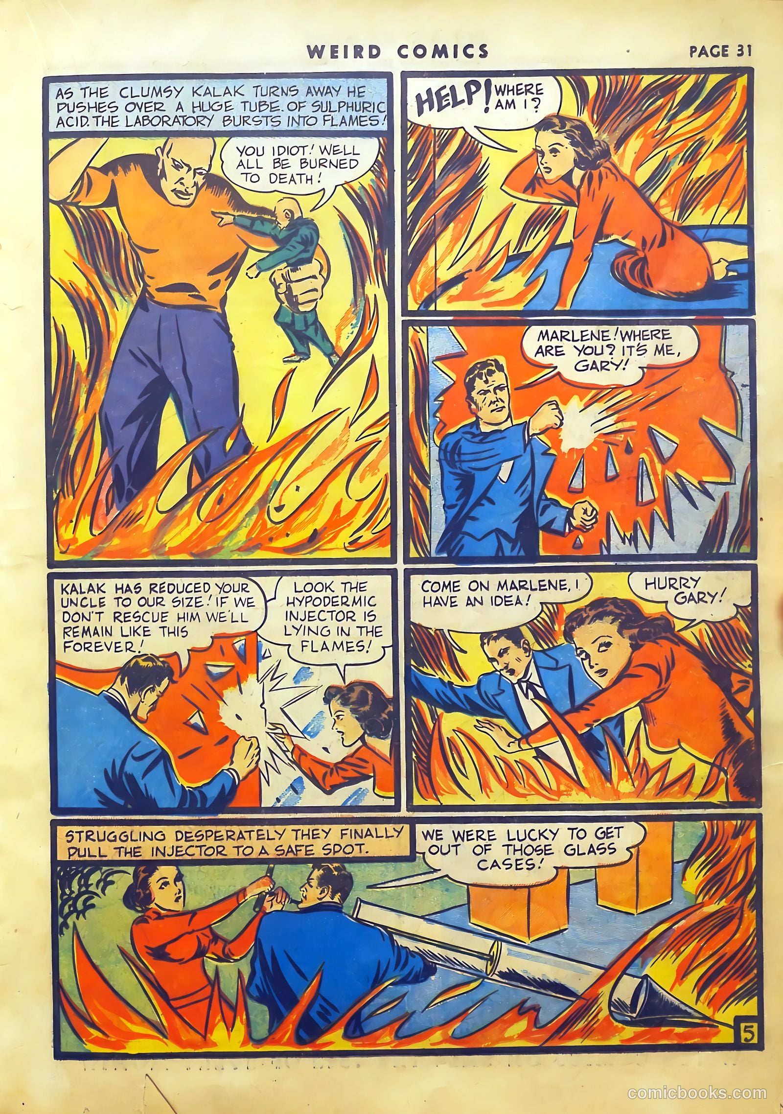 Weird Comics #6 (1940) — page 34 of 66