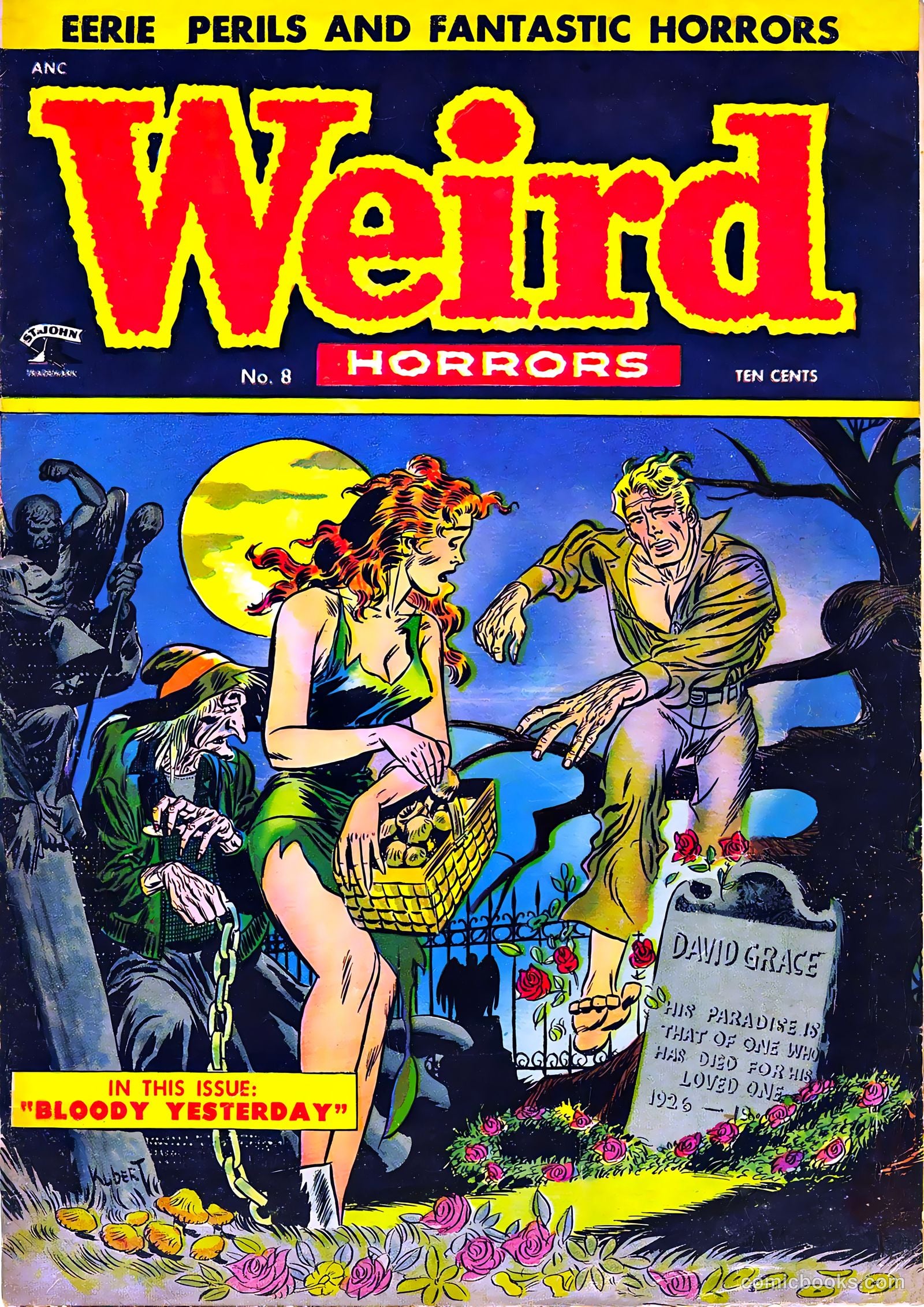 Weird Horrors #8 cover